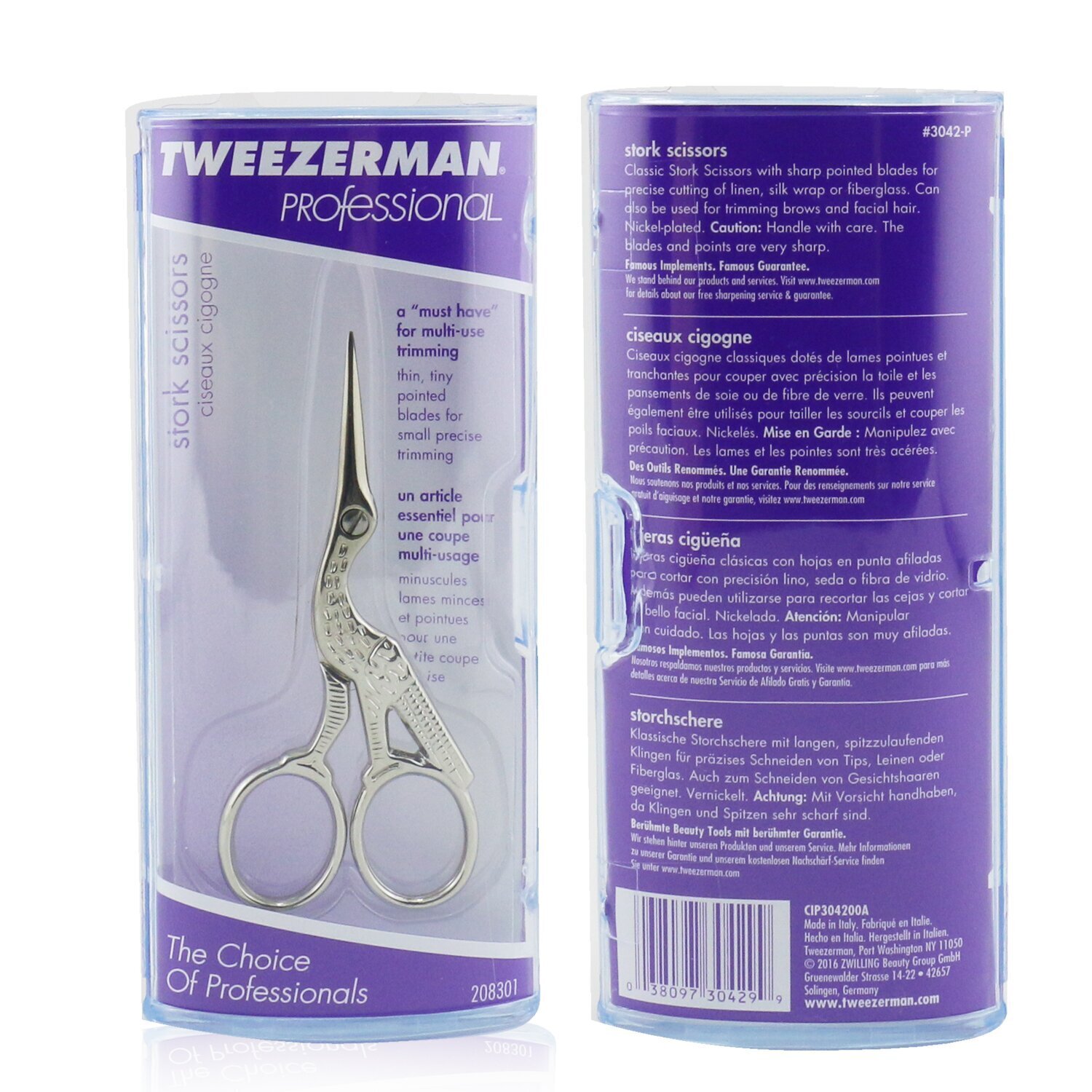 Tweezerman Professional Stork Scissors Picture Color