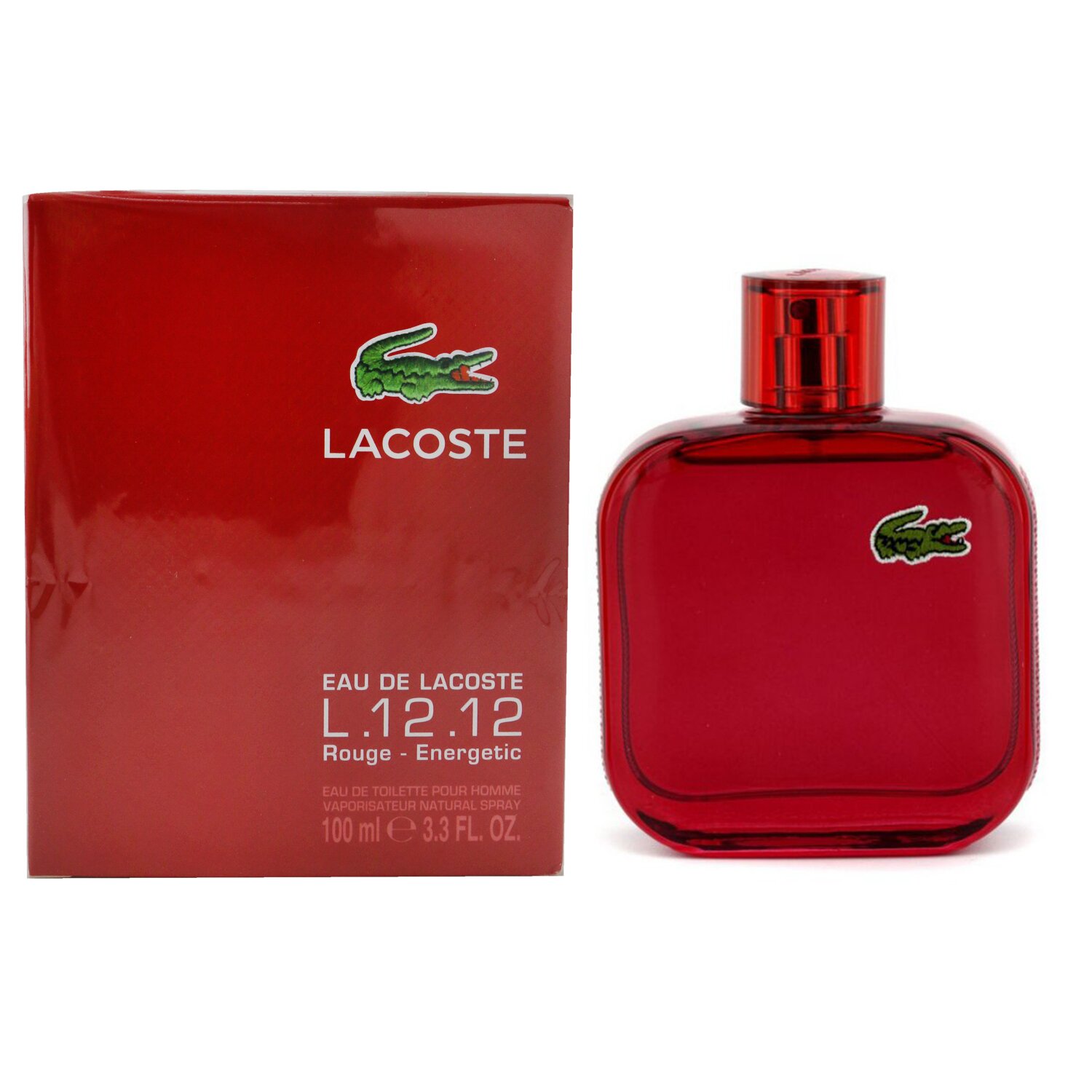 Lacoste Eau De Lacoste L.12.12 Rouge Eau De Toilette Spray 100ml/3.3oz