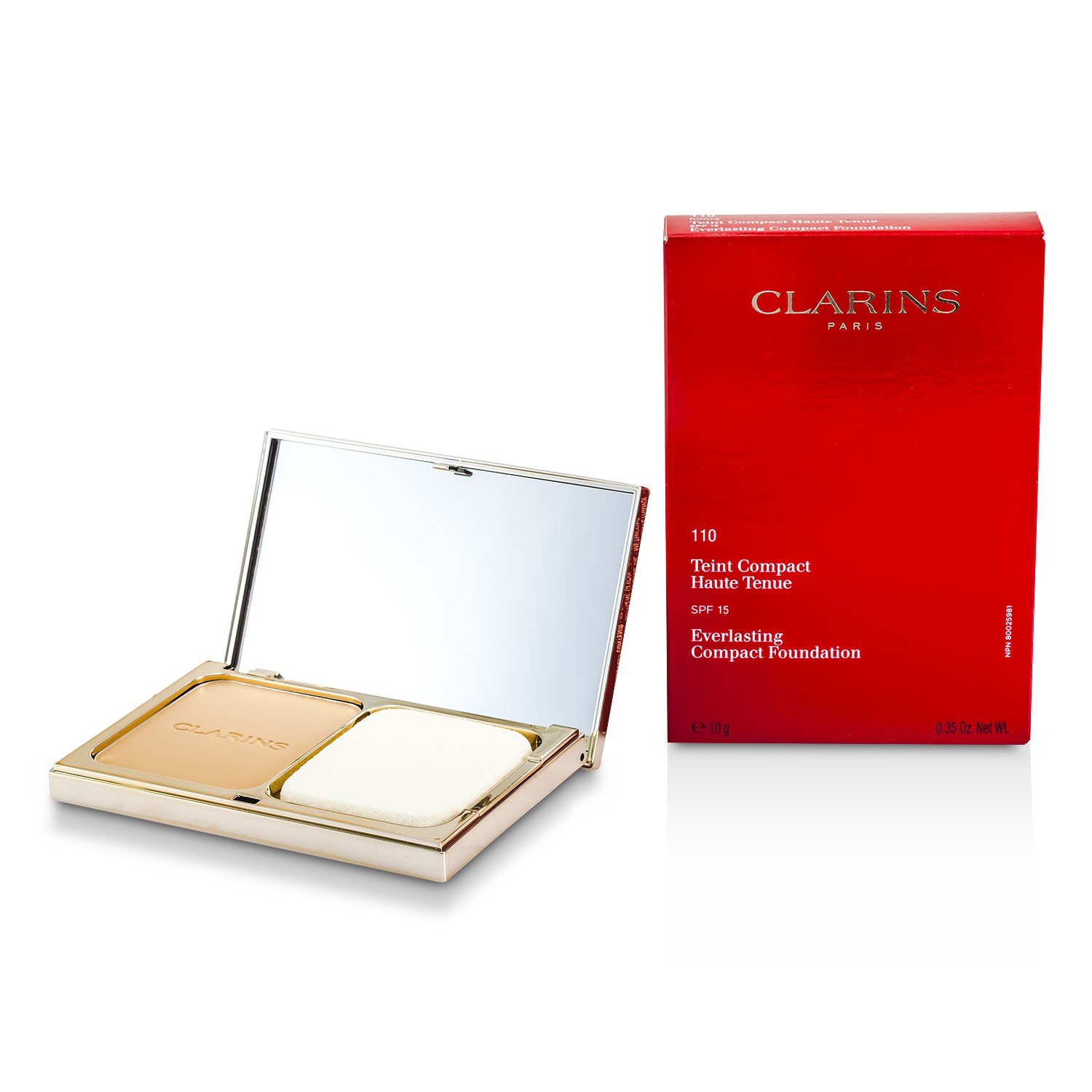 Clarins Стойкая Компактная Основа SPF15 10g/0.35oz