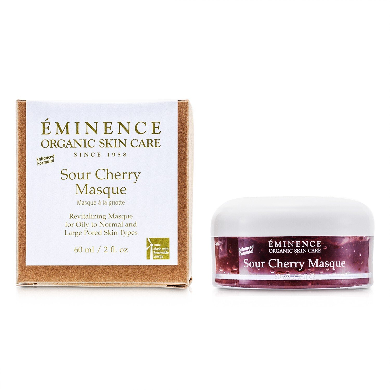 Eminence Sour Cherry Masque - For Oily to Normal & Large Pored Skin 60ml/2oz