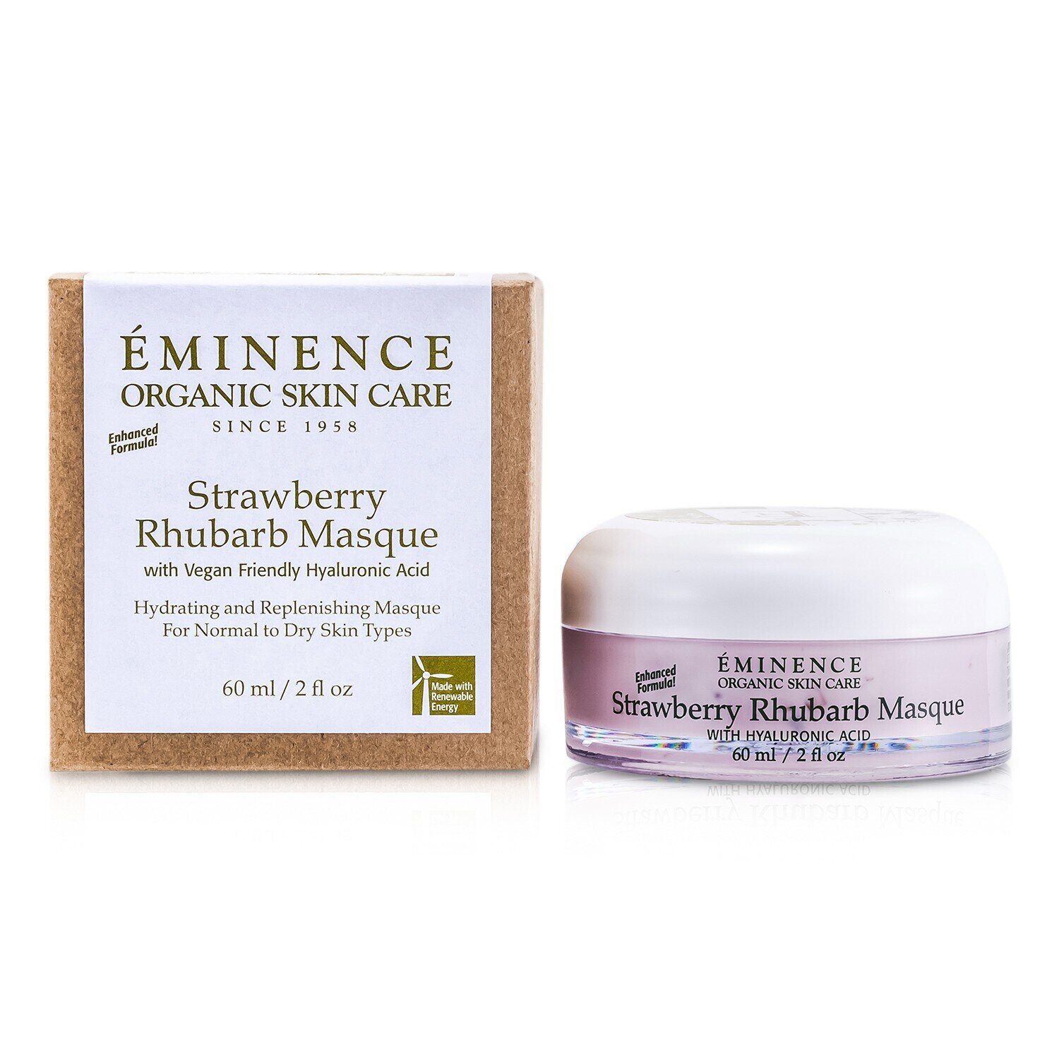 Eminence ماسك بالفراولة والراوند (للبشرة العادية إلى الجافة) 60ml/2oz