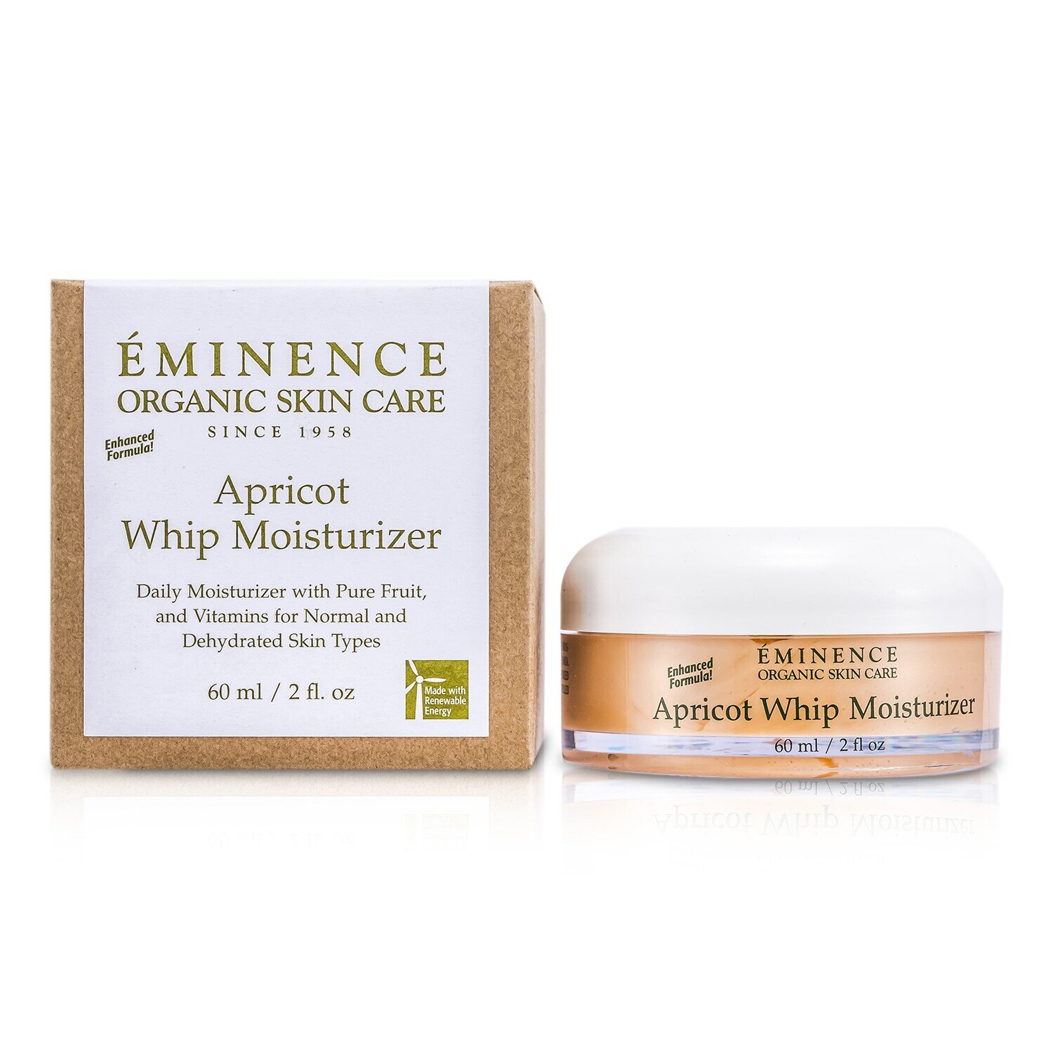 Eminence Nawilżający krem do twarzy do skóry normalnej i odwodnionej o działaniu rewitalizującym i odświeżającym Apricot Whip Moisturizer (Normal & Dehydrated Skin) 60ml/2oz