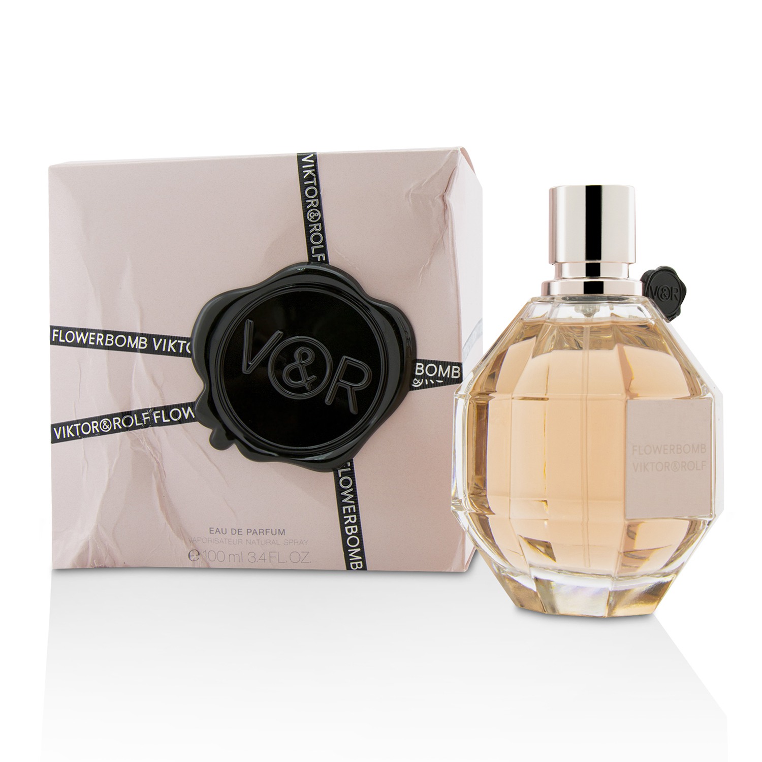 Viktor & Rolf Flowerbomb أو دو برفوم بخاخ ( علبة متضررة قليلاً ) 100ml/3.4oz