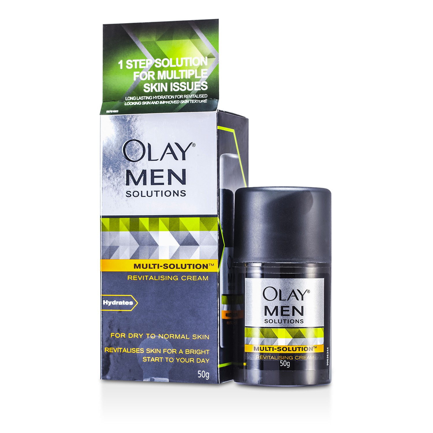 Olay Rewitalizujący krem do twarzy dla mężczyzn Multi-Solution Revitalizing Cream 50g/1.7oz