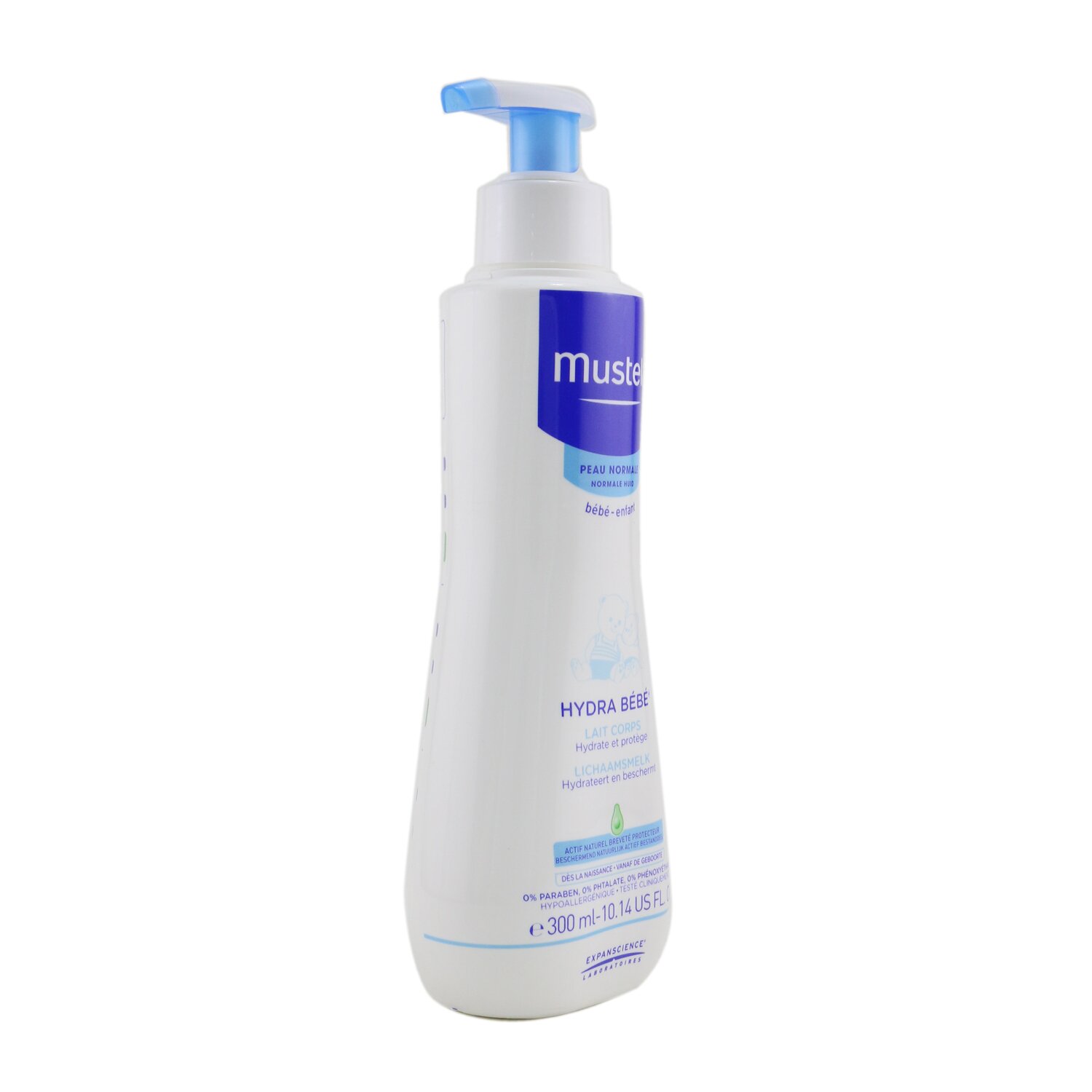 Mustela Hydra-Bebe testápoló lotion - normál bőrre 300ml/10.14oz