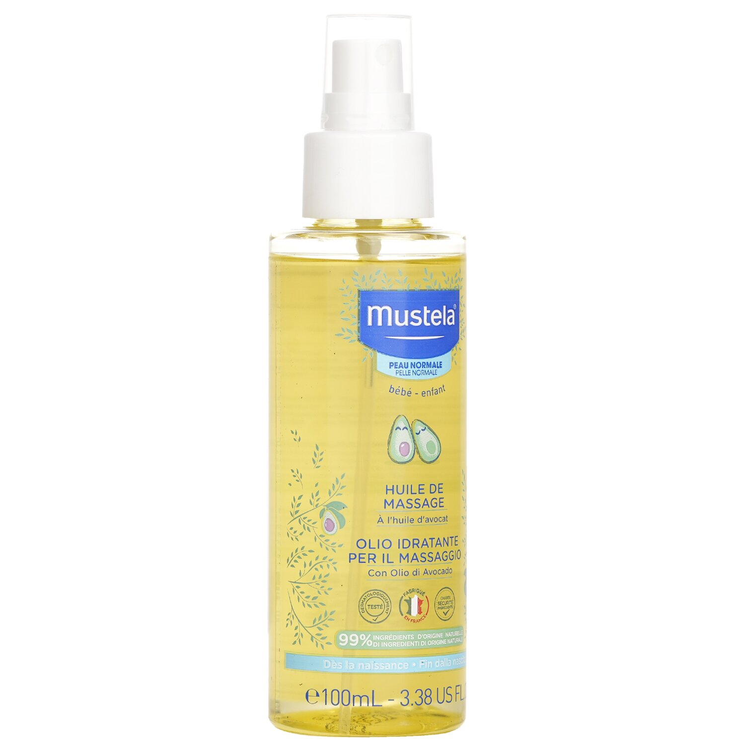 Mustela Aceite Masaje 100ml/3.38oz