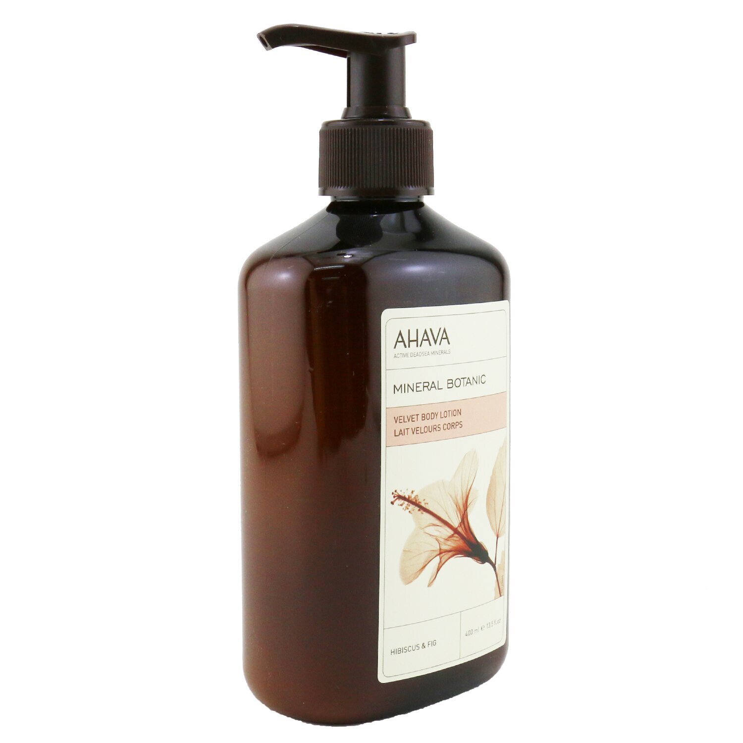 Ahava لوشن الجسم النباتي المعدني المخملي - بالكركدية والتين 400ml/13.5oz