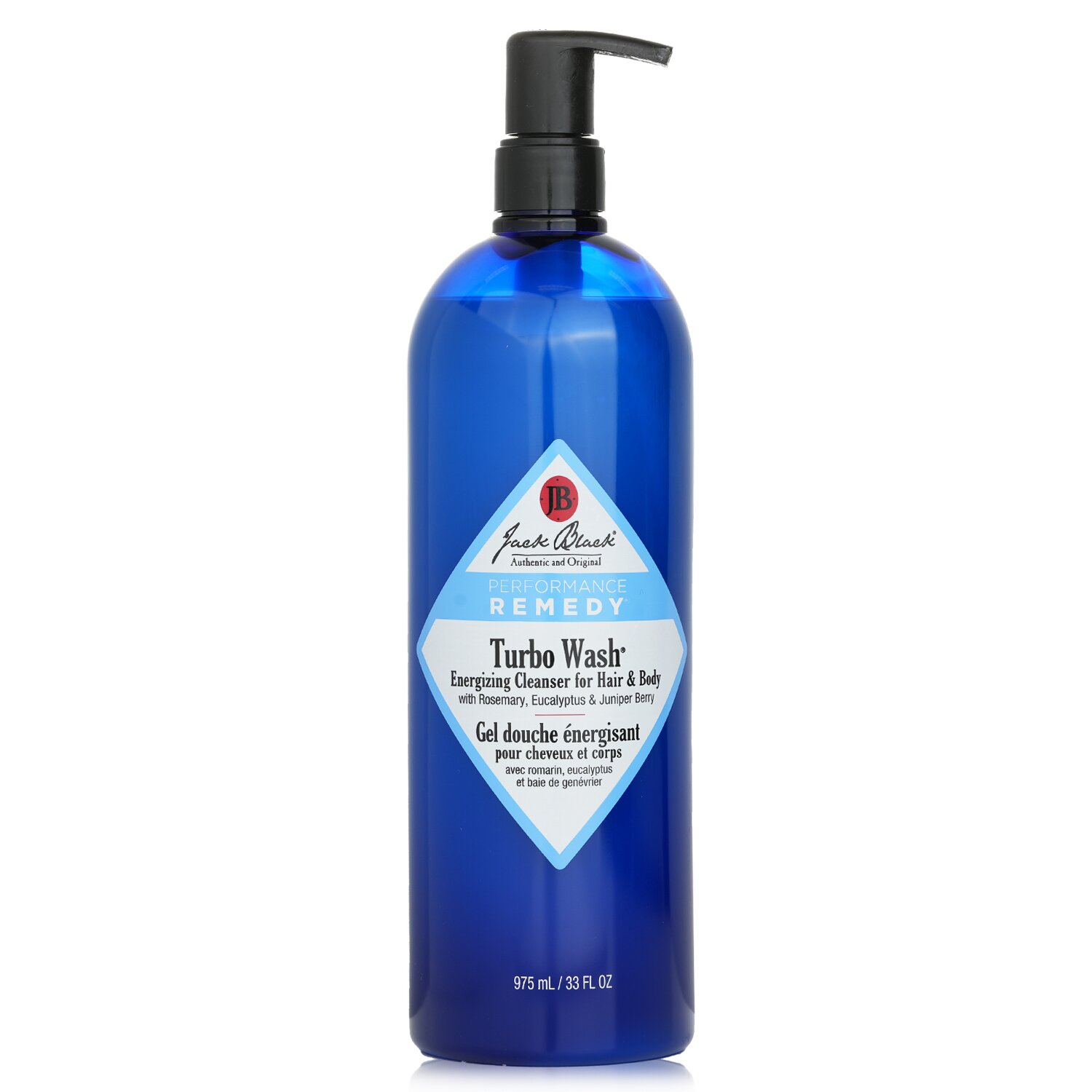 Jack Black Turbo Wash Energizing Pembersih Untuk Rambut & Tubuh 975ml/33oz