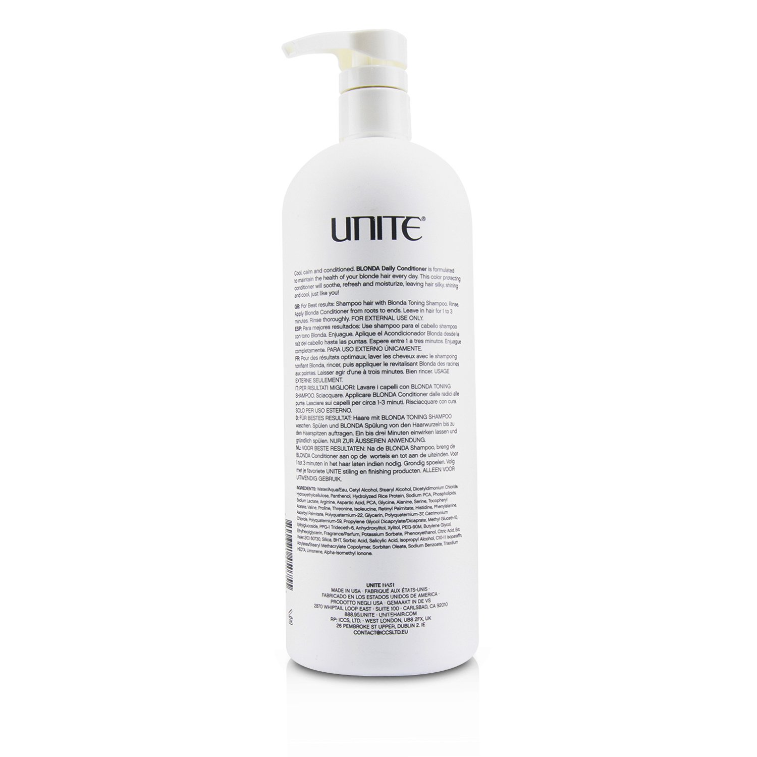 Unite BLONDA Daily Condition (Daily Blonde Conditioner) 1000ml/33.8oz