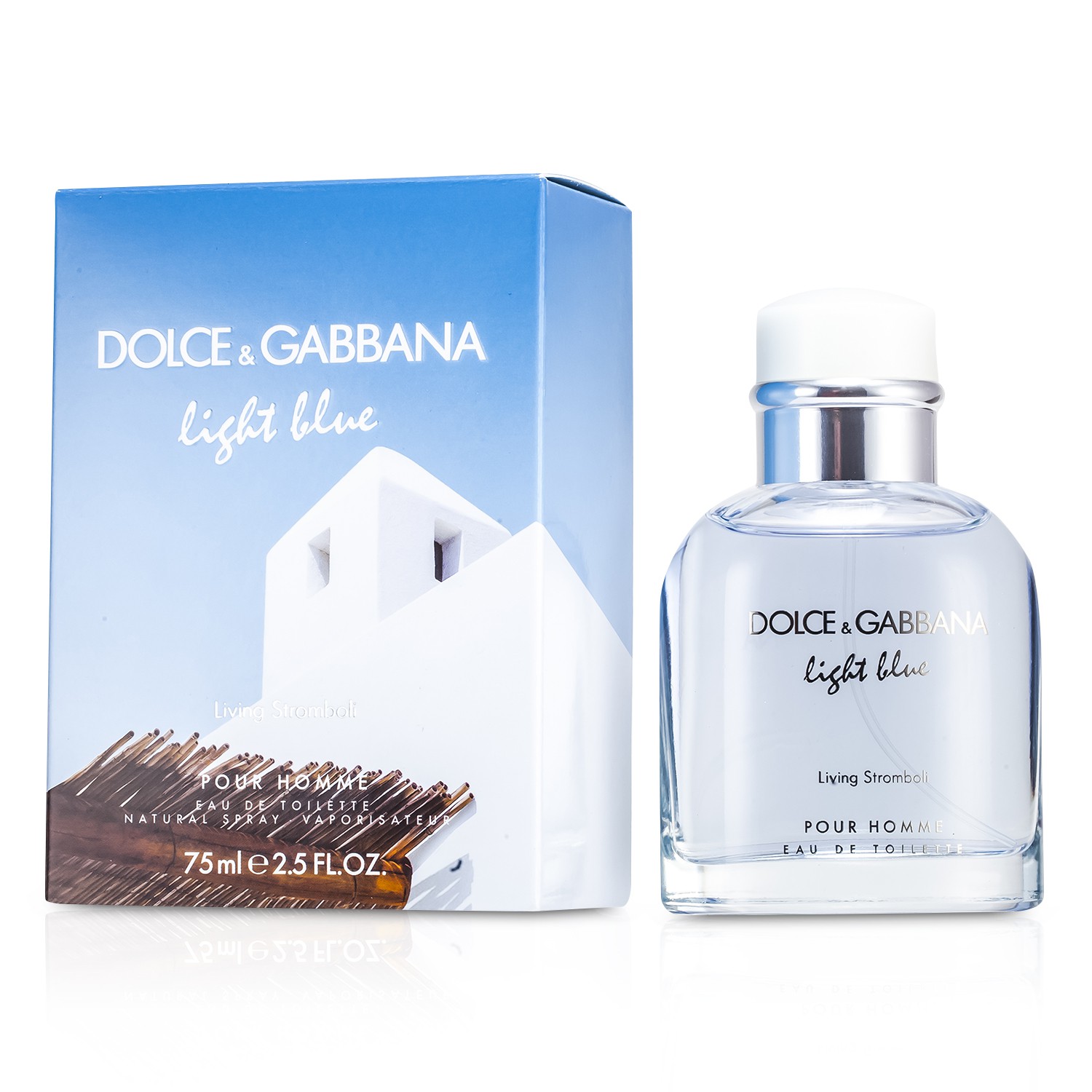 Dolce & Gabbana Light Blue Living In Stromboli ტუალეტის წყალი სპრეი 75ml/2.5oz