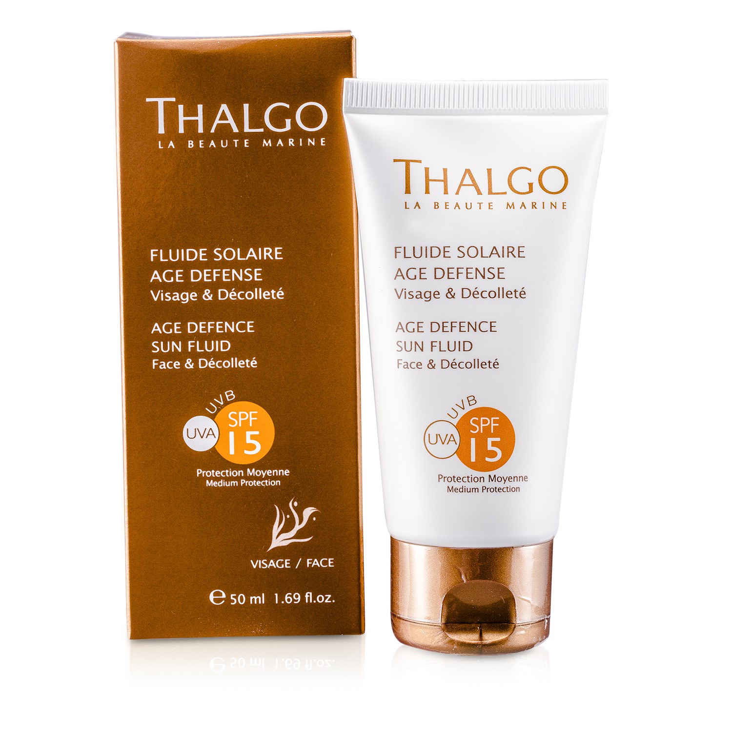 Thalgo Defensa Solar Fluido Rostro y Escote SPF15 50ml/1.69oz