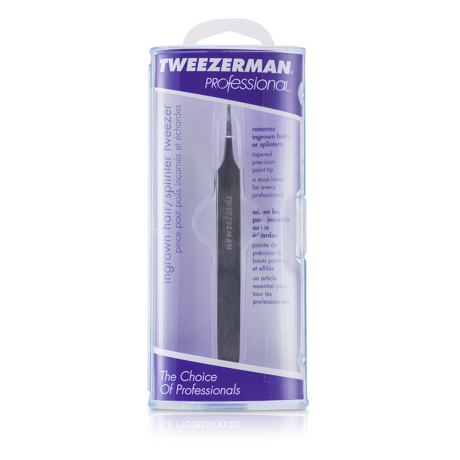 Tweezerman Professional Stainless Steel Ingrown Hair/ Splinter Tweezer Picture Color