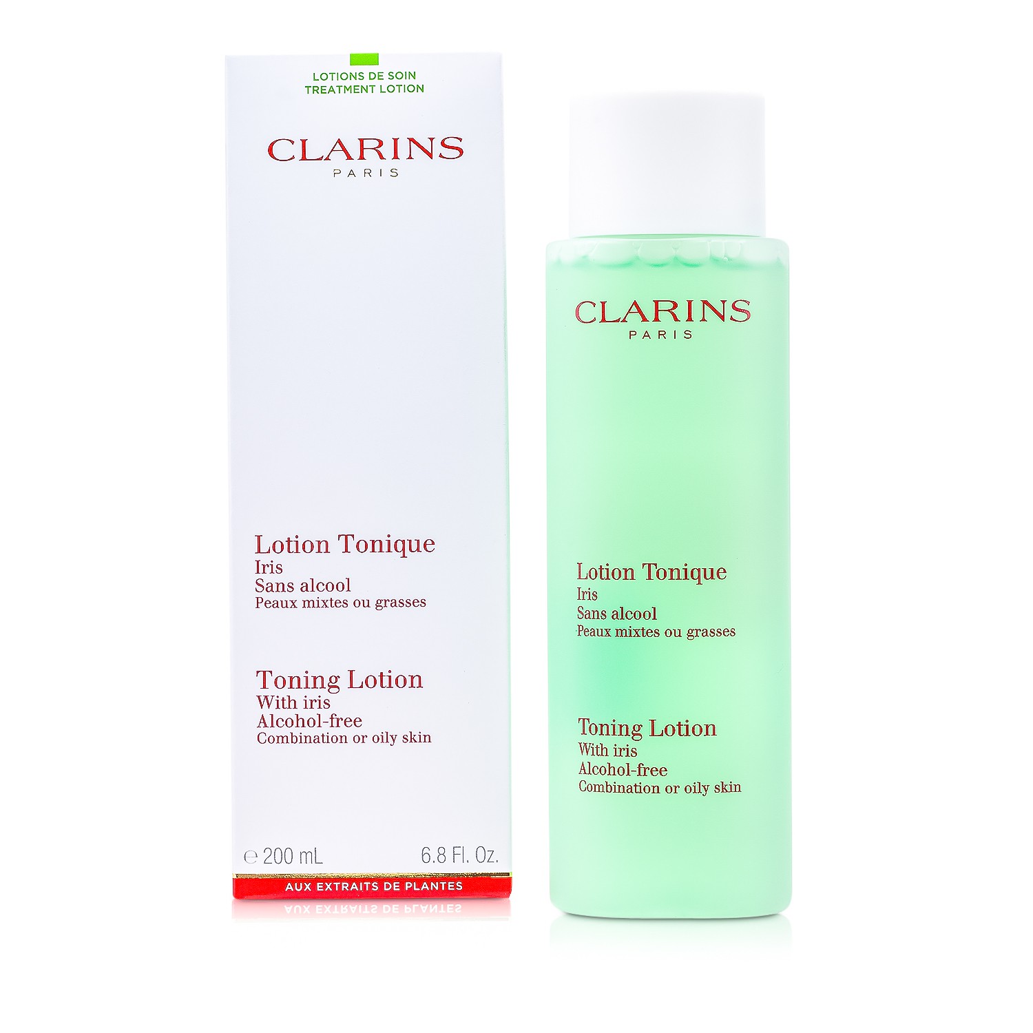 Clarins Thu Nhỏ Lỗ Chân Lông Kem Dưỡng Da - Da Hỗn Hợp/Da Dầu (Dạng Mới) 200ml/6.8oz