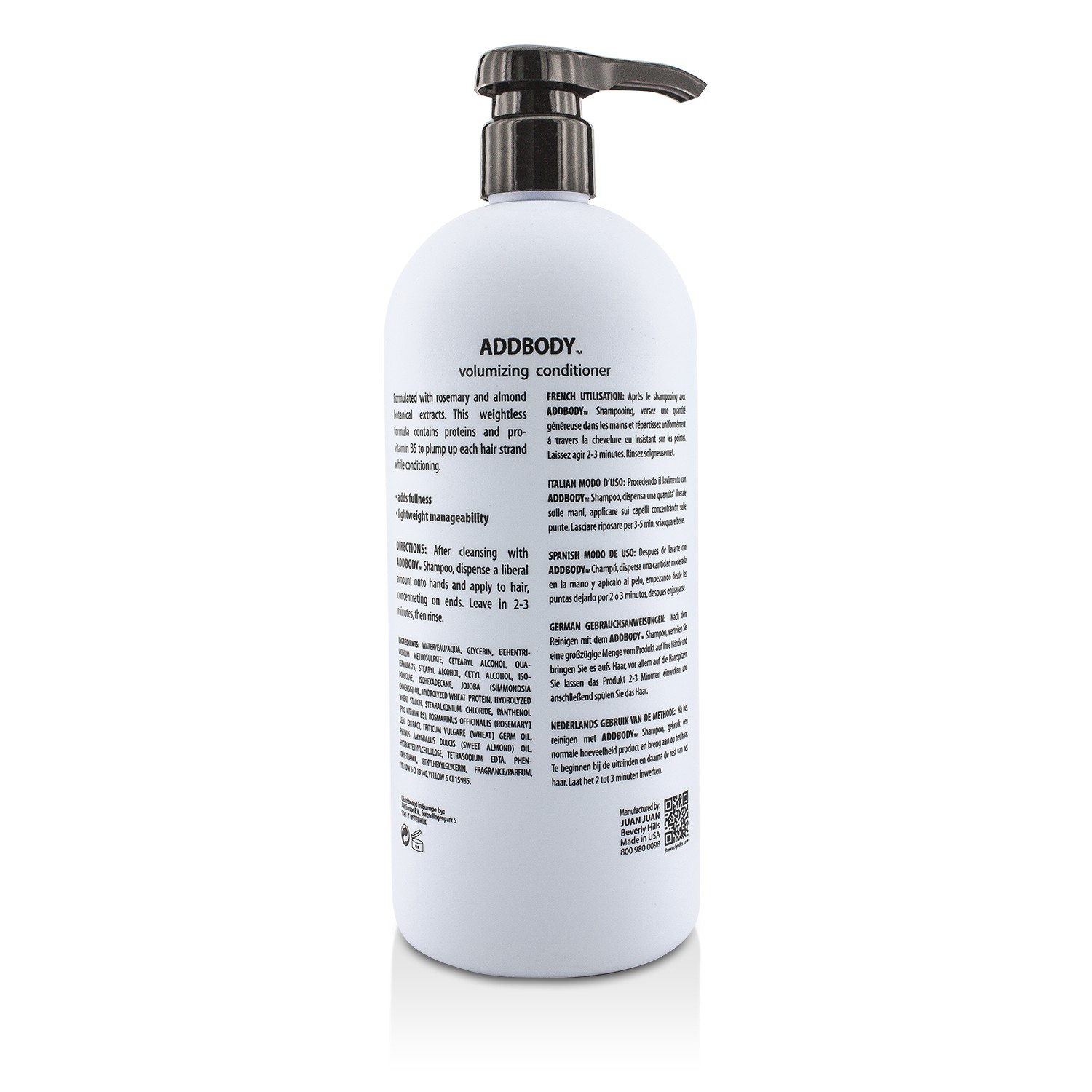 J Beverly Hills Addbody Volumizing Conditioner 1000ml/32oz