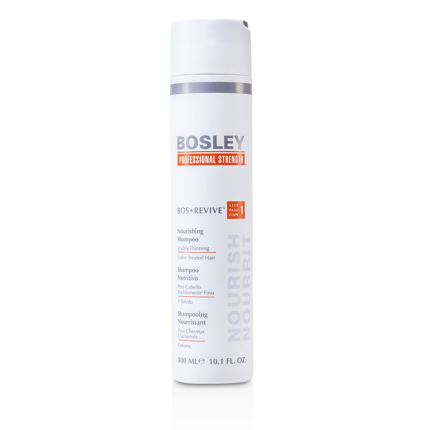 Bosley Professional Strength Bos Revive Подхранващ Шампоан ( За Видимо Изтъняла Боядисана Коса ) 300ml/10.1oz