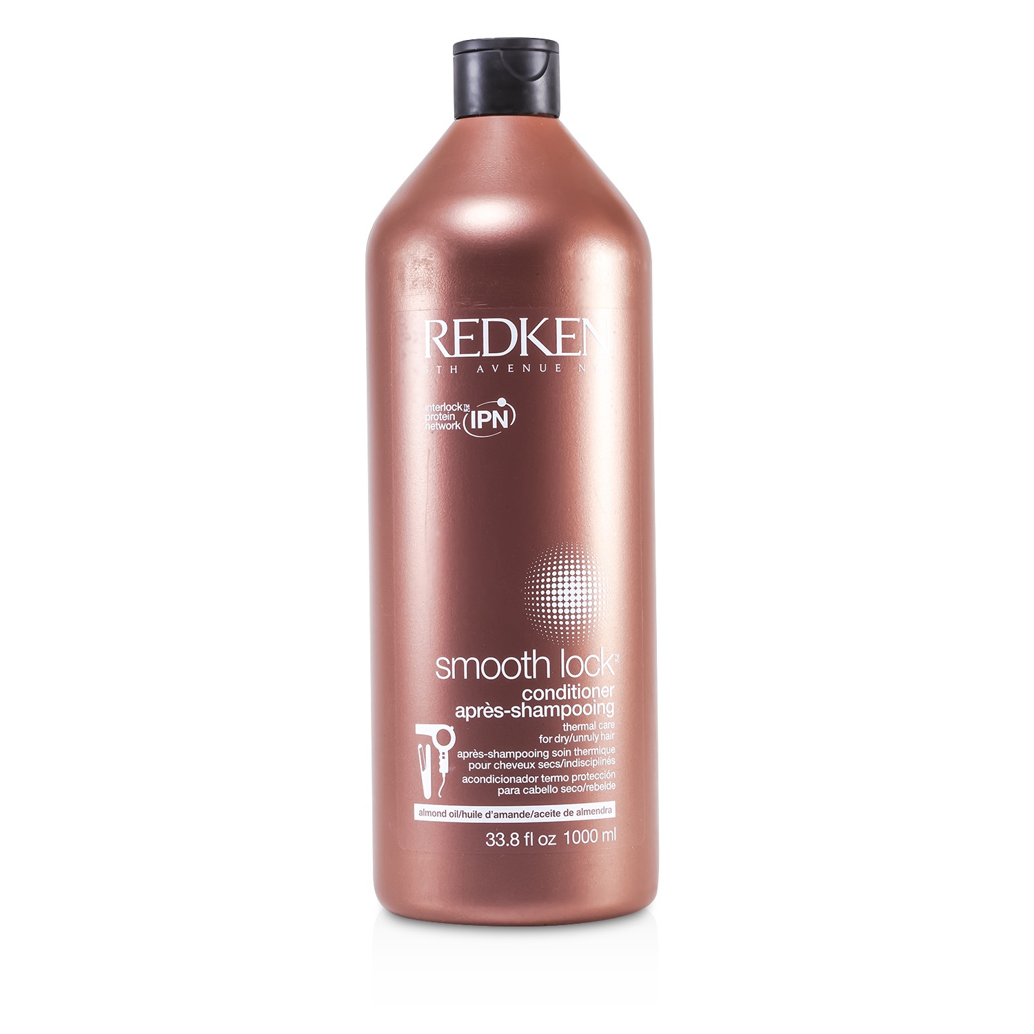 Redken Smooth Lock Conditioner (For Dry and Unruly Hair) 1000ml/33.8oz