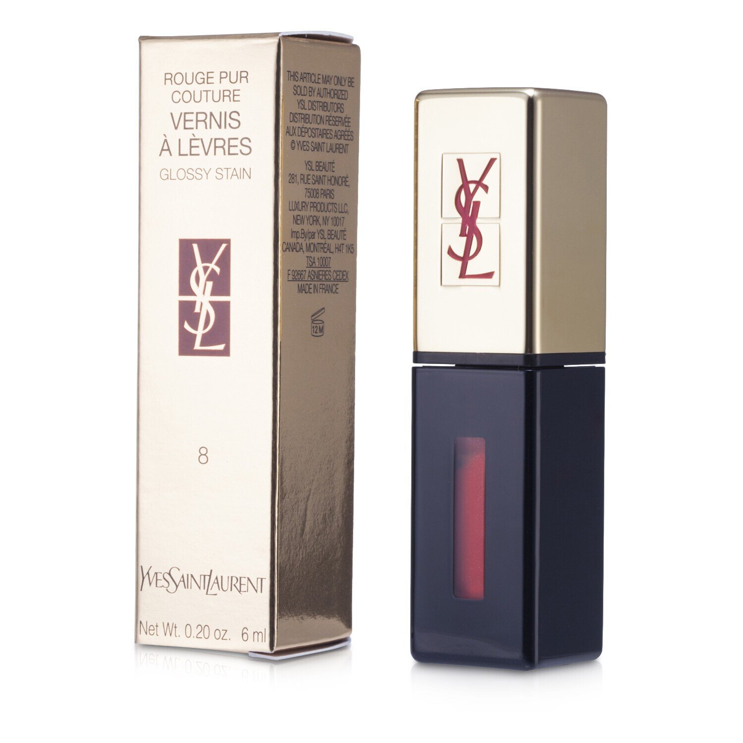 Yves Saint Laurent Rouge Pur Couture Vernis a Levres Glossy Stain 6ml/0.2oz