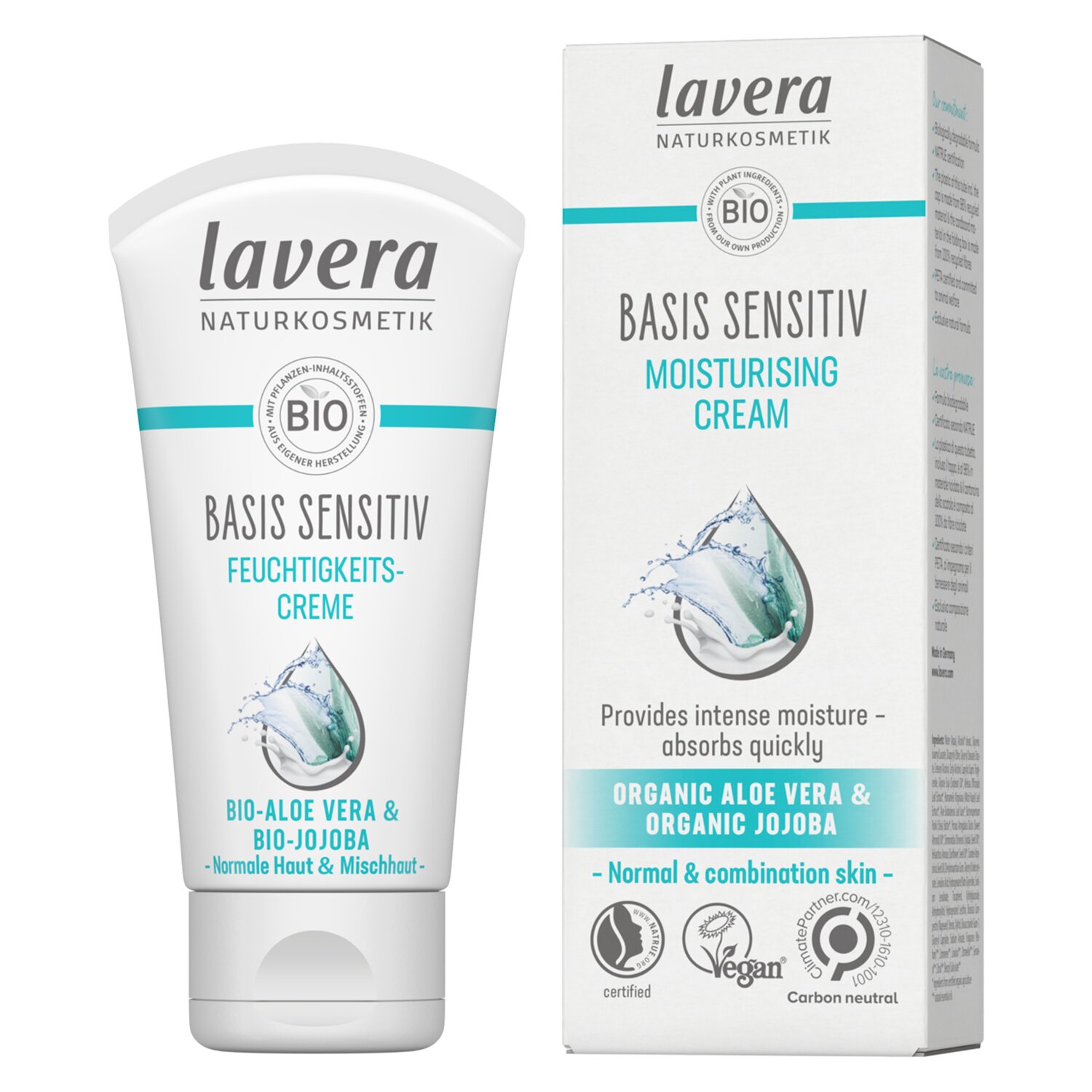 Lavera Creme hidratante Basis Sensitiv Moisturizing Cream 50ml/1.6oz