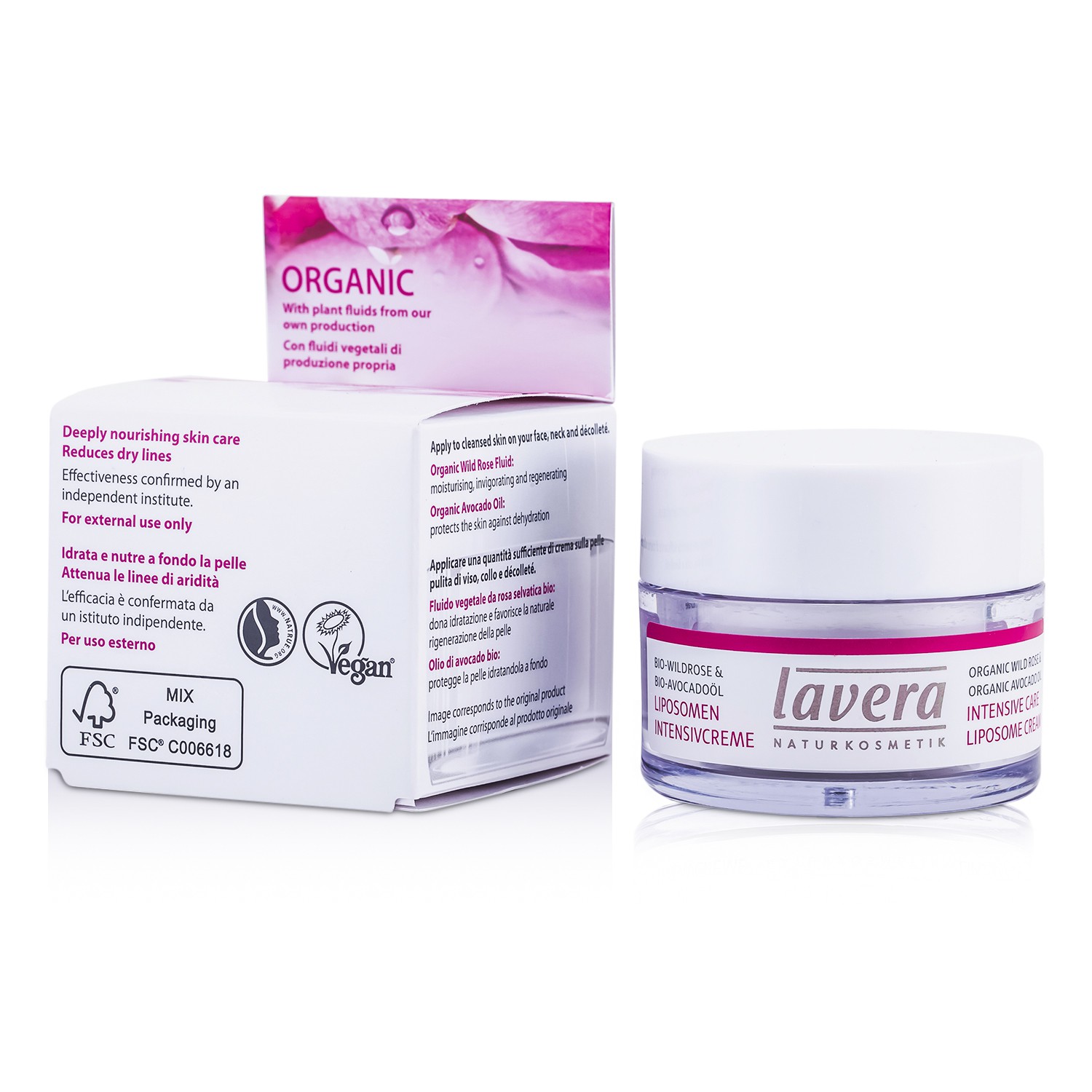 Lavera Intensive Care Liposome Crema - Rosa Salvaje Orgánica (Piel Seca) 103074/60401 30ml/1oz