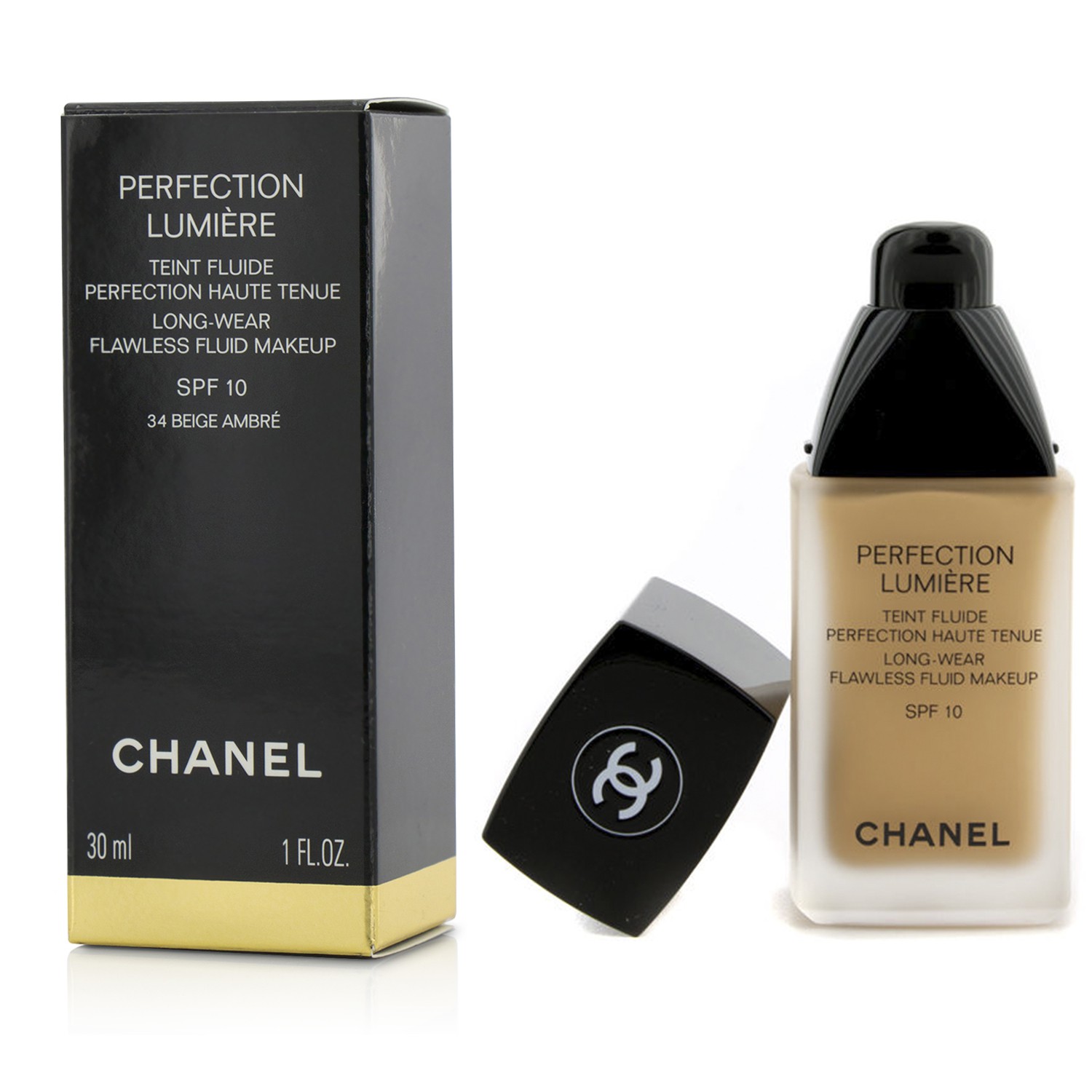 Chanel Perfection Lumiere Long Wear Flawless Fluid Make Up SPF 10 30ml/1oz