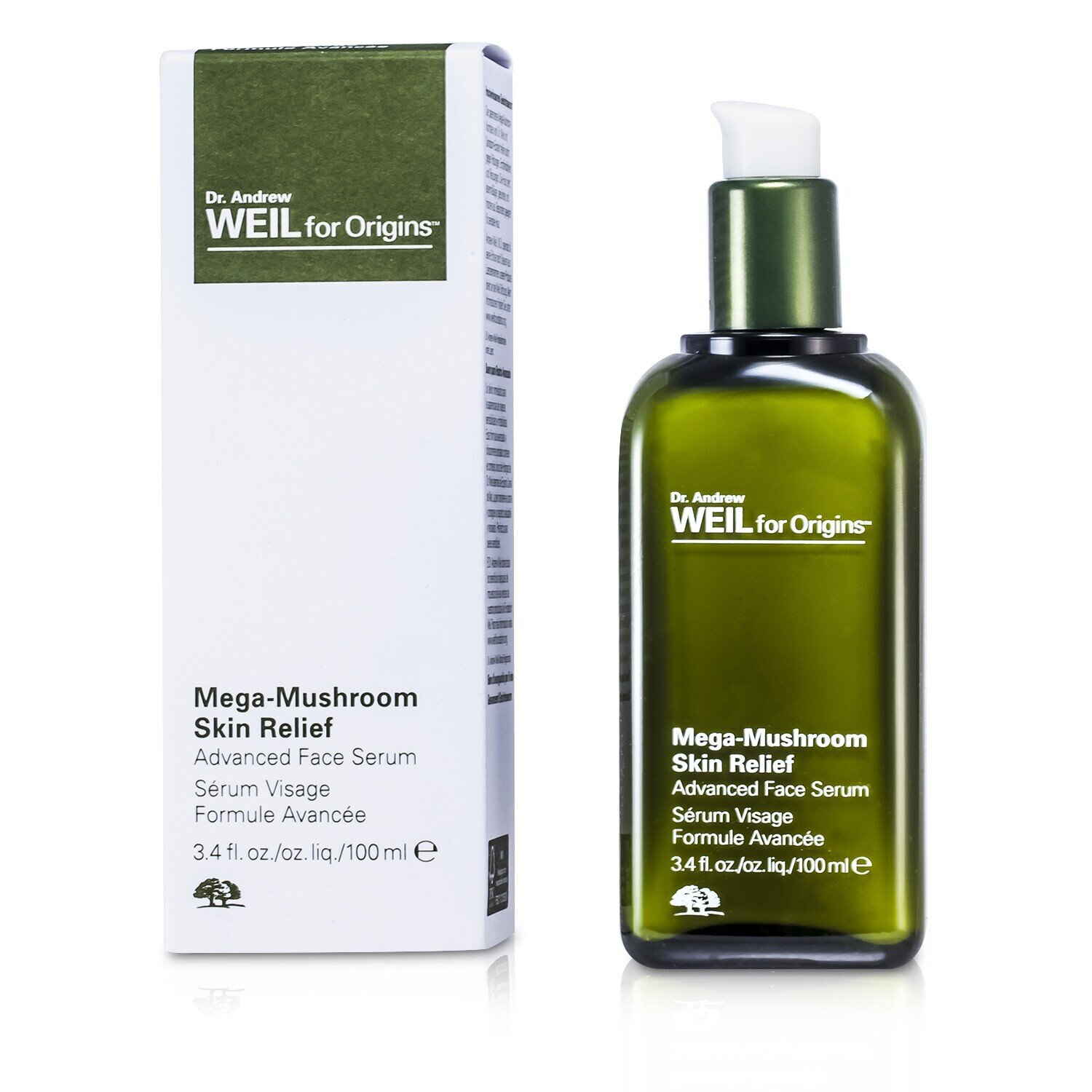 Origins Dr. Andrew Mega-Mushroom Առաջնակարգ Շիճուկ Դեմքի Համար 100ml/3.4oz