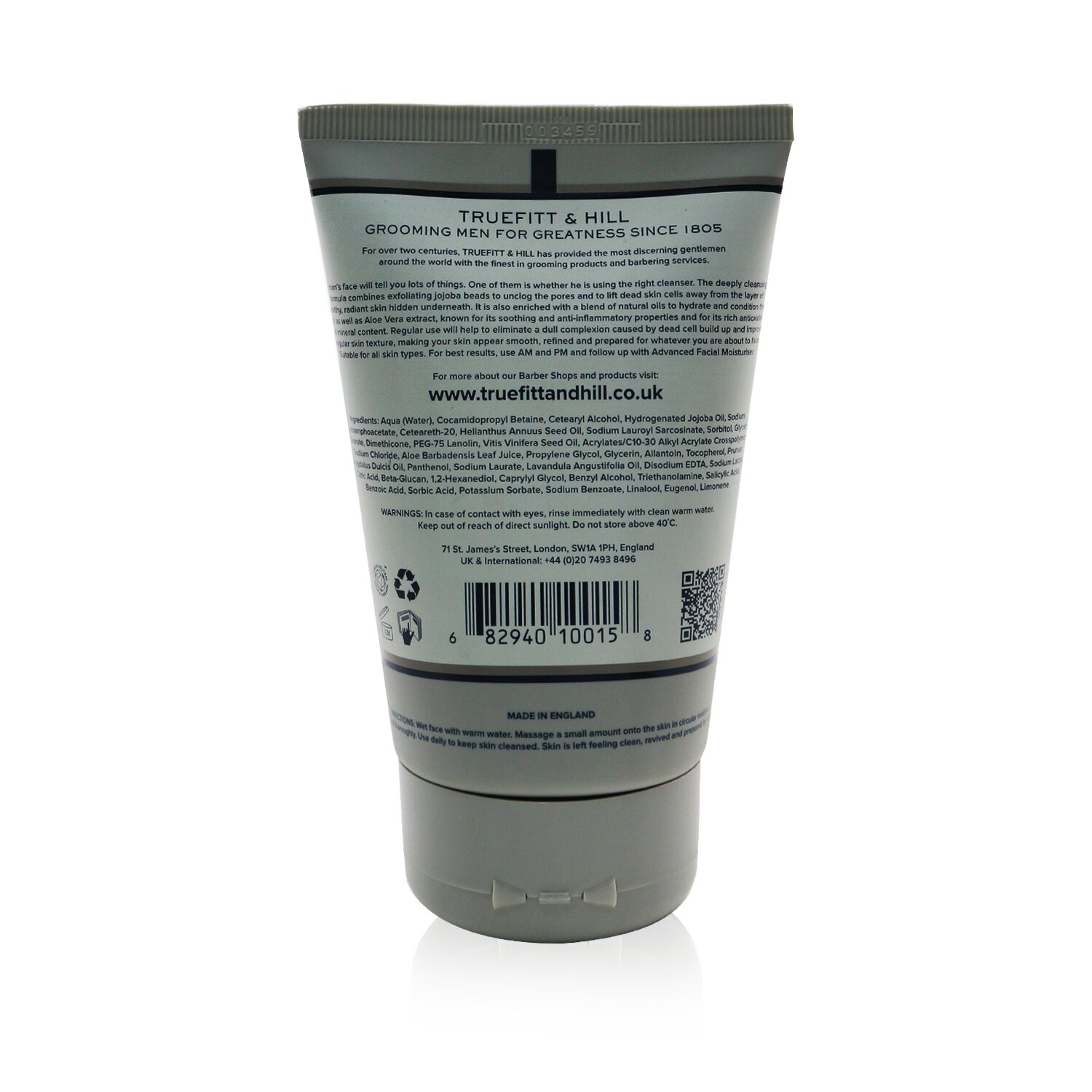 Truefitt & Hill Skin Control Jabón Facial Diario 100ml/3.4oz