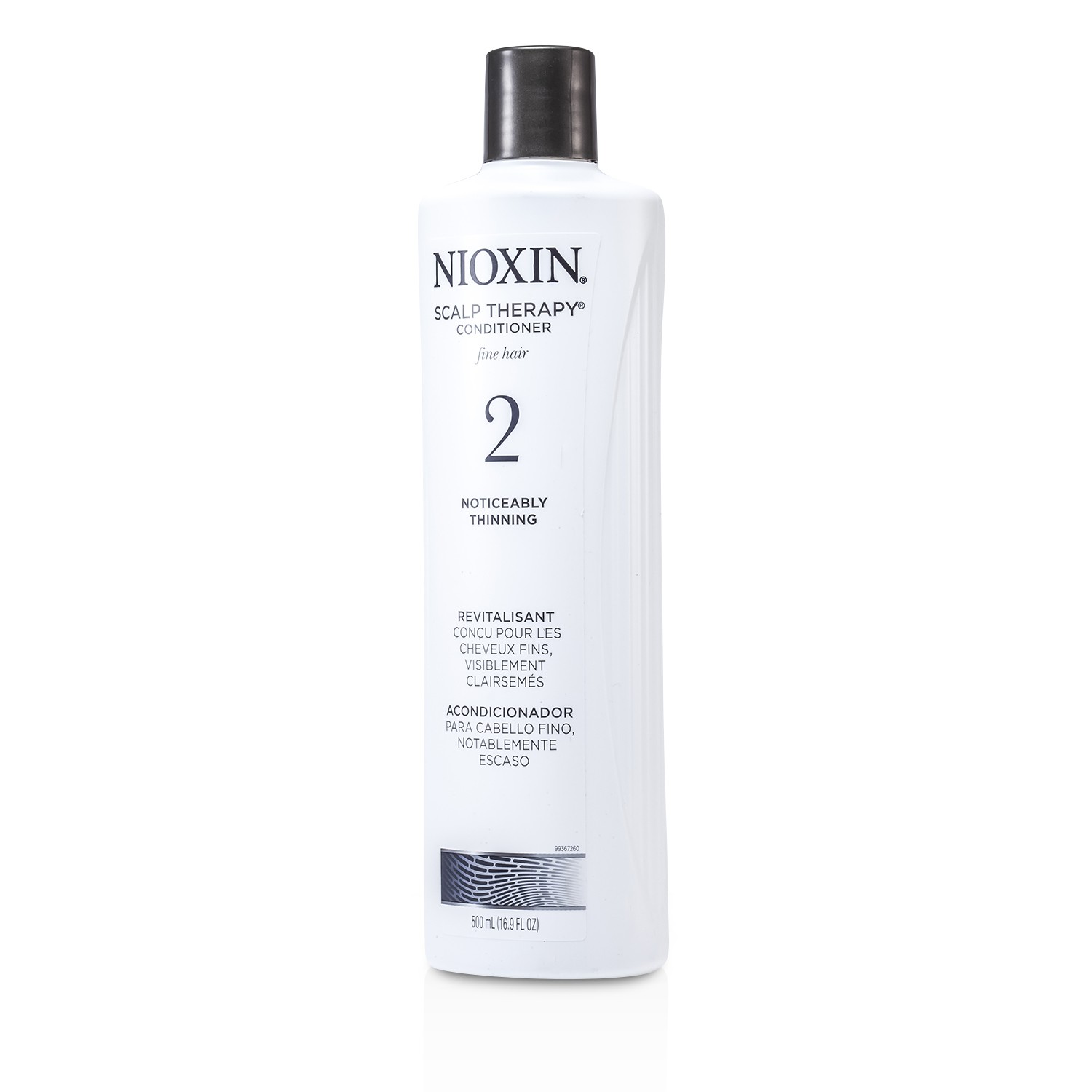 Nioxin Condicionador System 2 Scalp Therapy Conditioner para cabelos finos e lisos 500ml/16.9oz