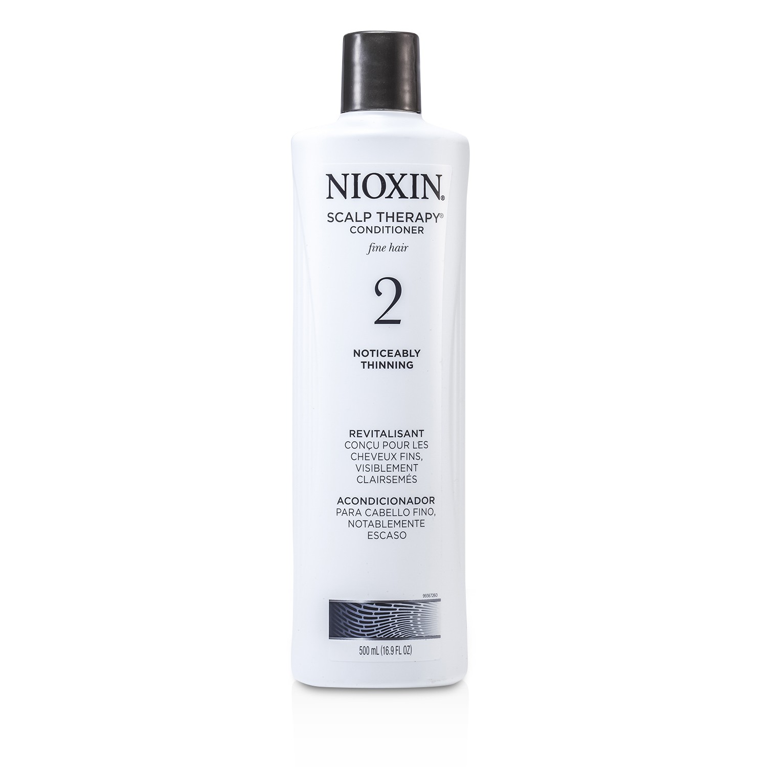 Nioxin System 2 სკალპის თერაპია კონდიციონერი თხელი, შესამჩნევად შეთხელებული თმისთვის 500ml/16.9oz