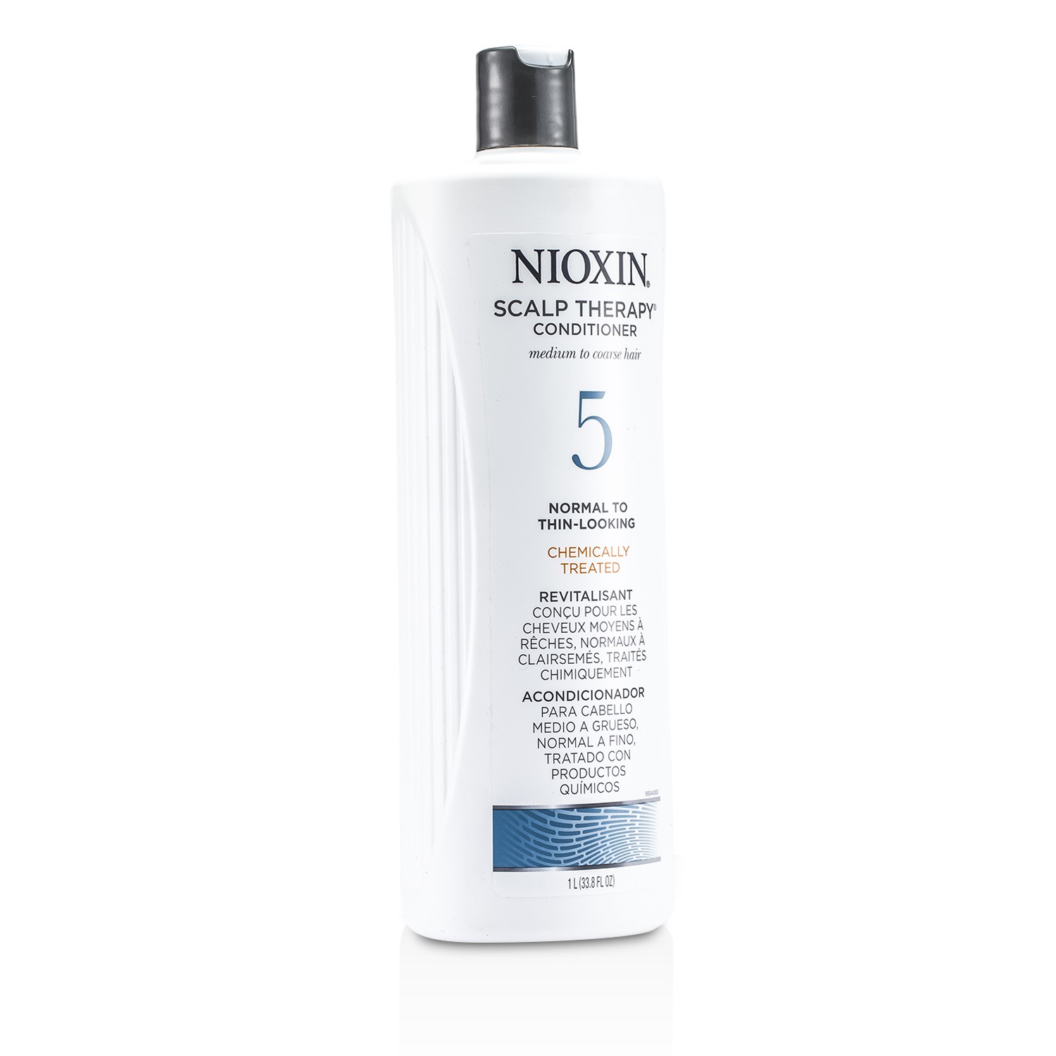 Nioxin System 5 Scalp Therapy Conditioner For Medium to Coarse Hair, Chemically Treated, Normal to Thin-Loo 1000ml/33.8oz