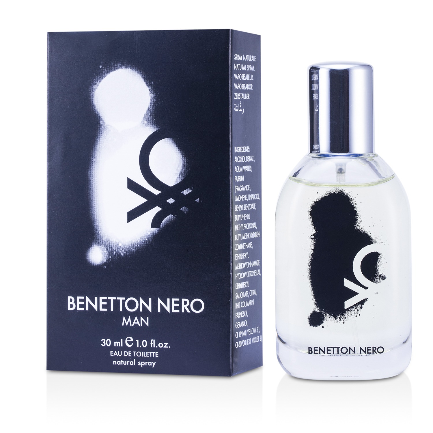 Benetton Nero Eau De Toilette Spray 30ml/1oz