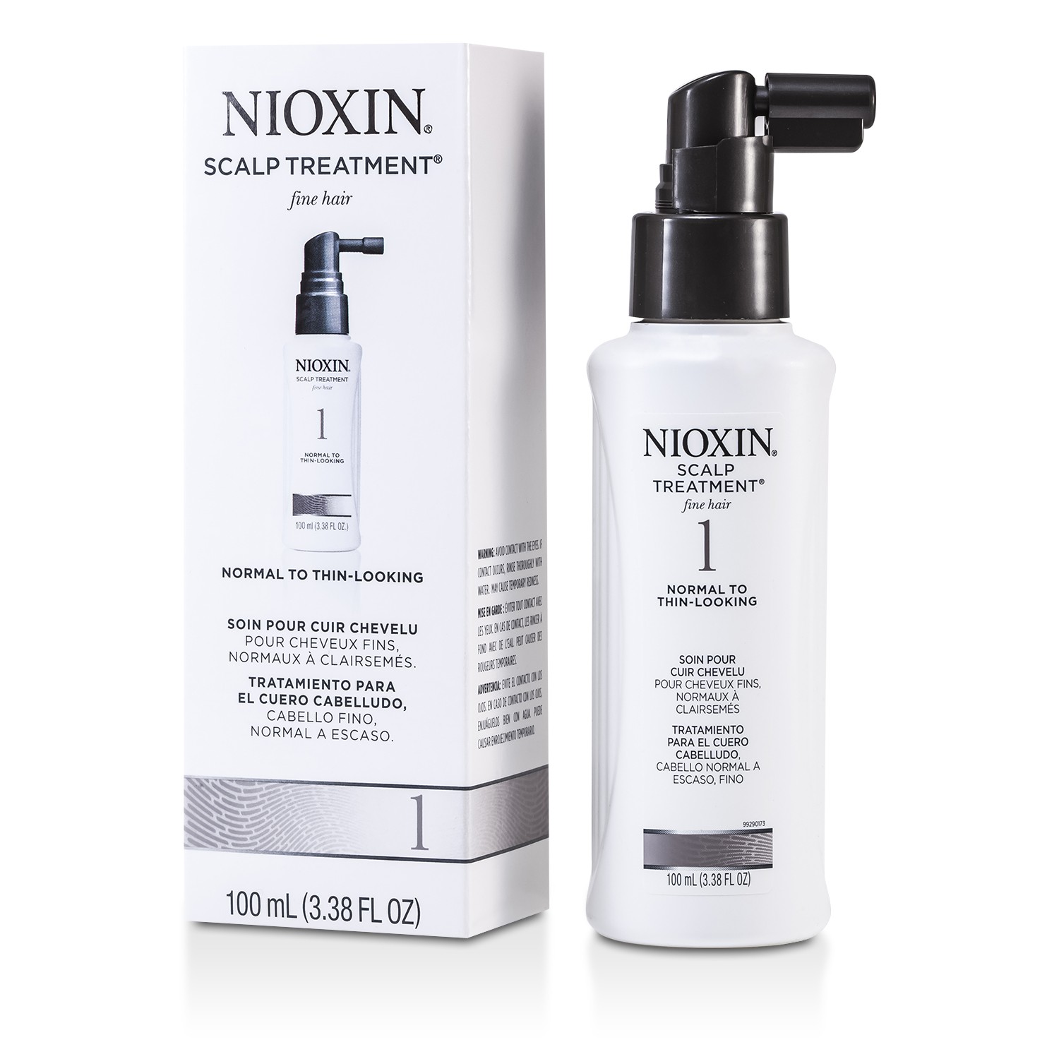 Nioxin System 1 Жіңішке, Қалыптыдан Жіңішке Көрінетін Шашқа Арналған Бас Терісі Күтімі 100ml/3.38oz