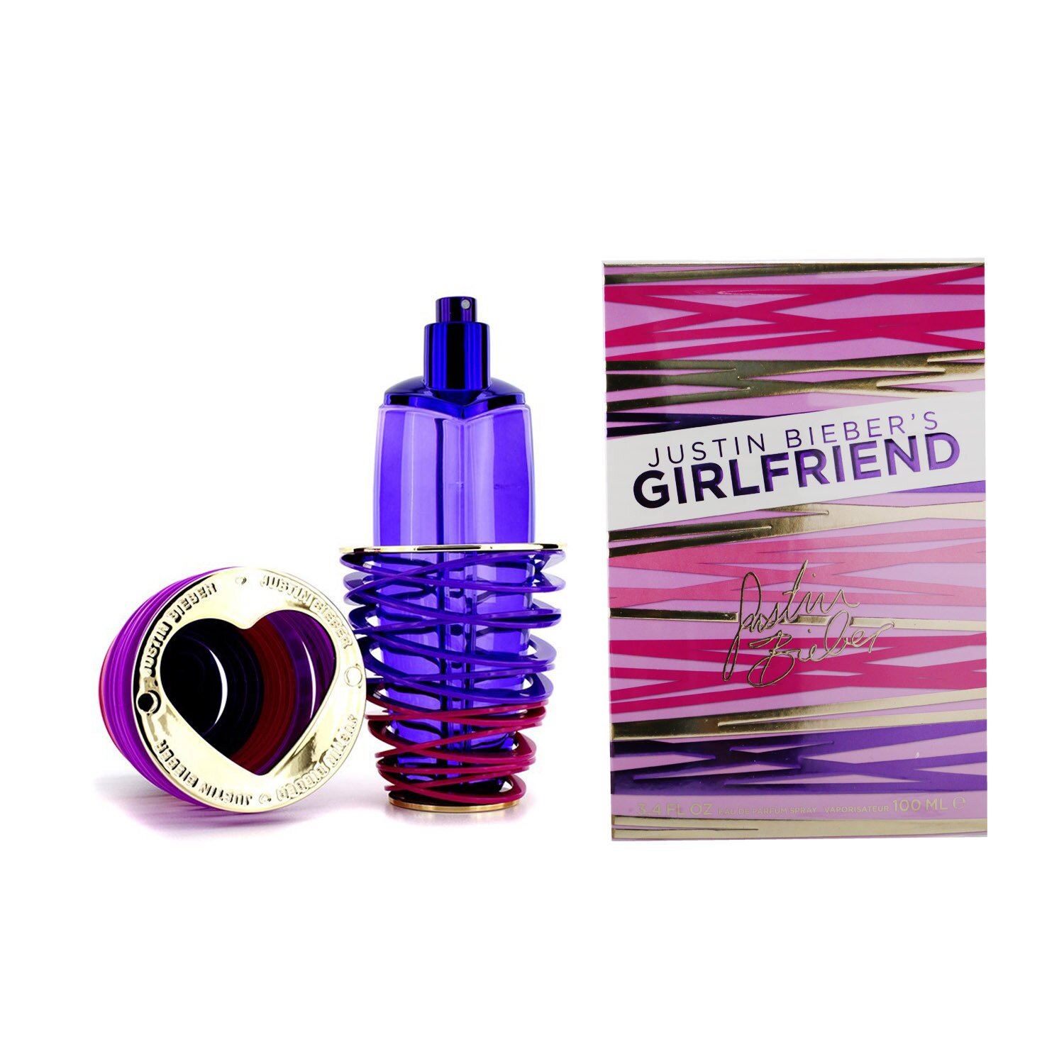 Justin Bieber Girlfriend Парфюмированная Вода Спрей 100ml/3.4oz