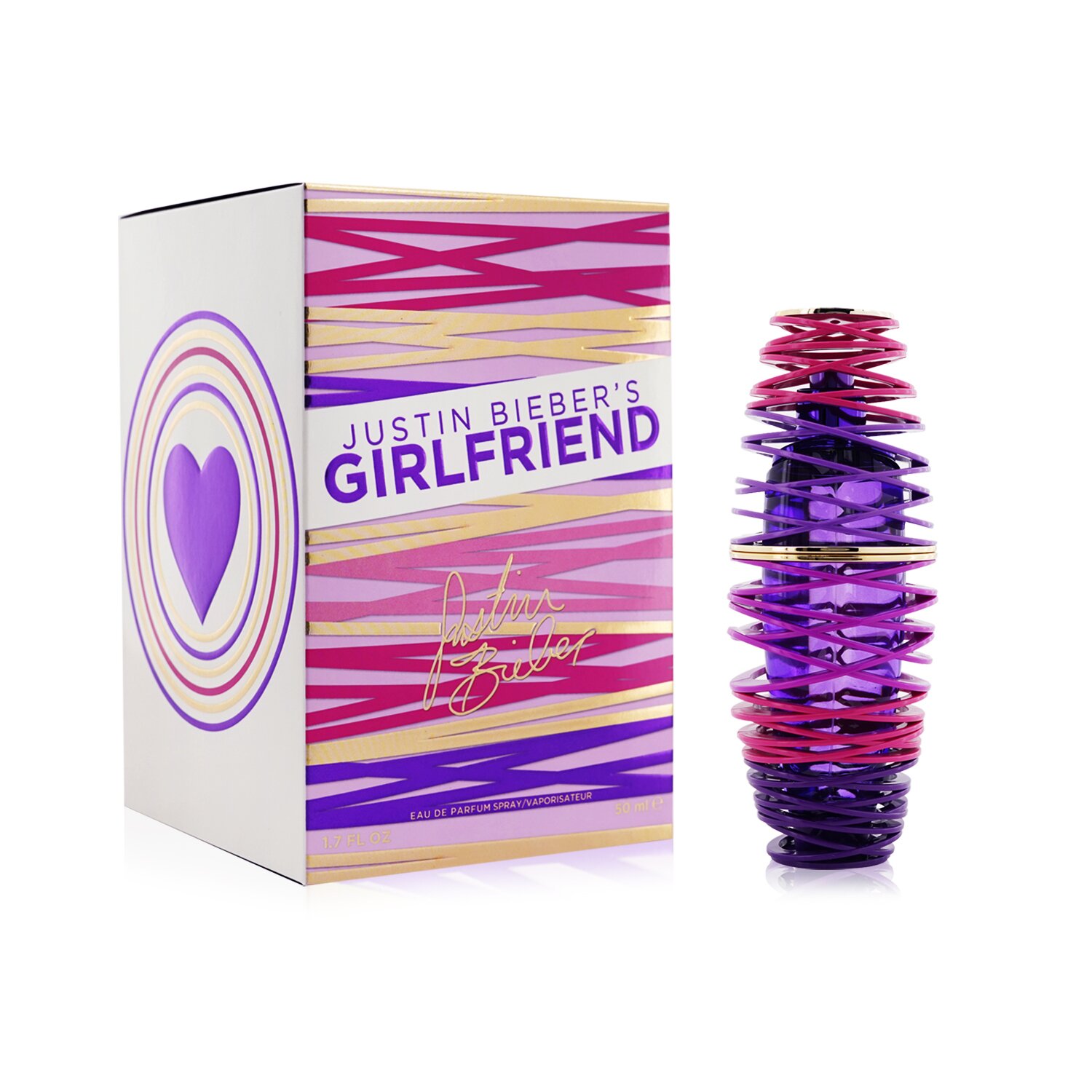 Justin Bieber Girlfriend Eau De Parfum Spray 50ml/1.7oz