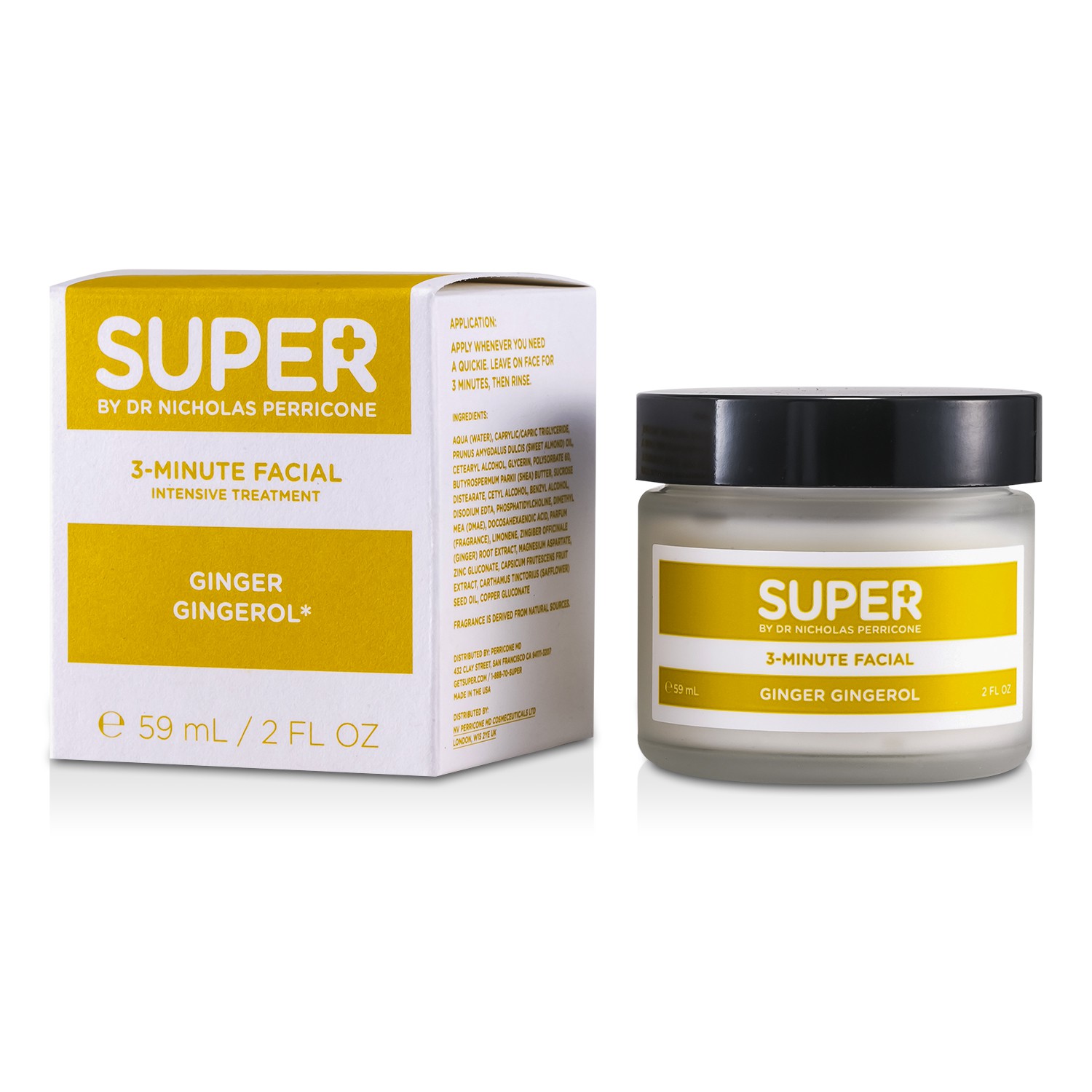 Super By Dr. Nicholas Perricone 3-Minute Facial Intensive Treatment With Ginger Ginerol 59ml/2oz