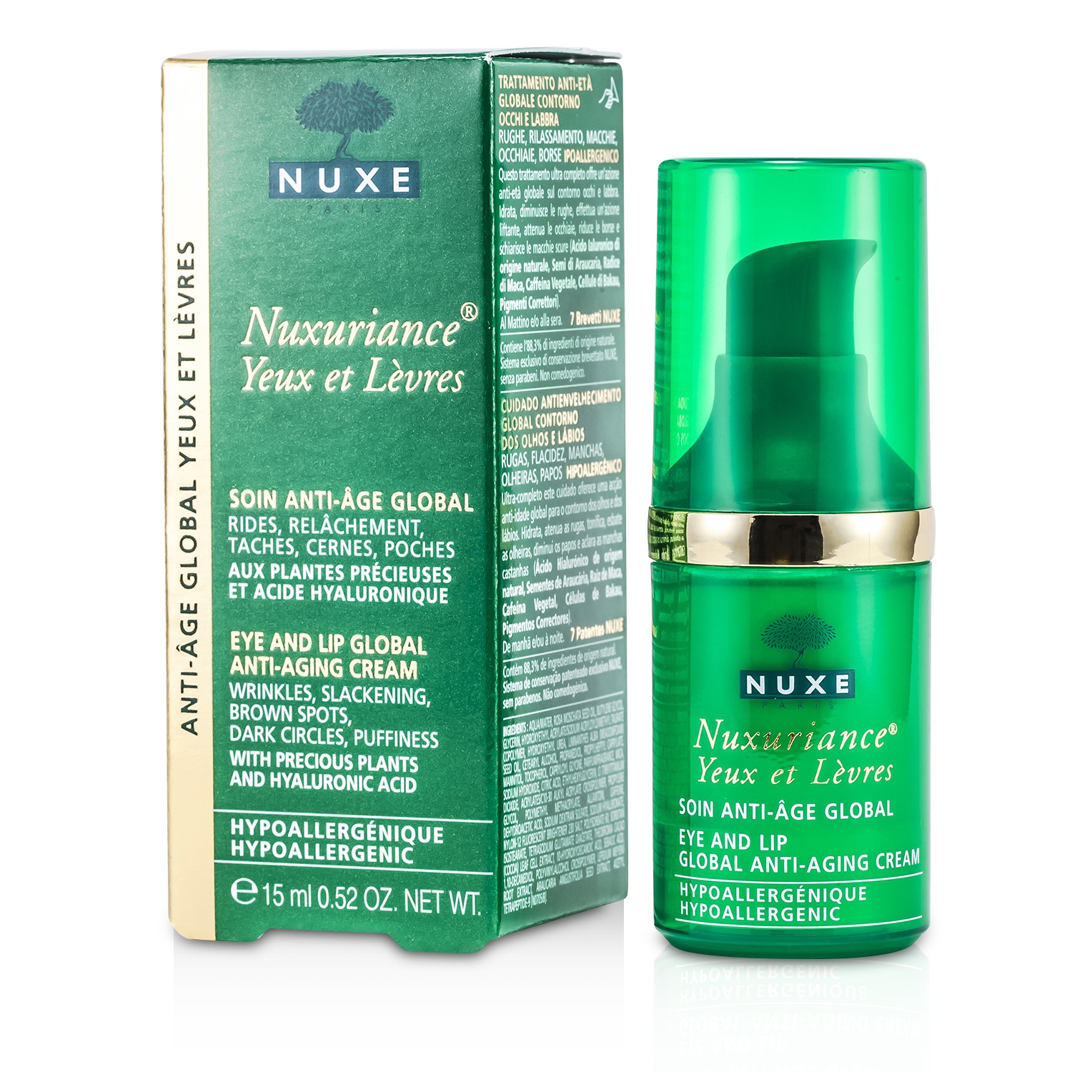 Nuxe Nuxuriance Eye And Lip Global Anti-Aging Cream 15ml/0.52oz