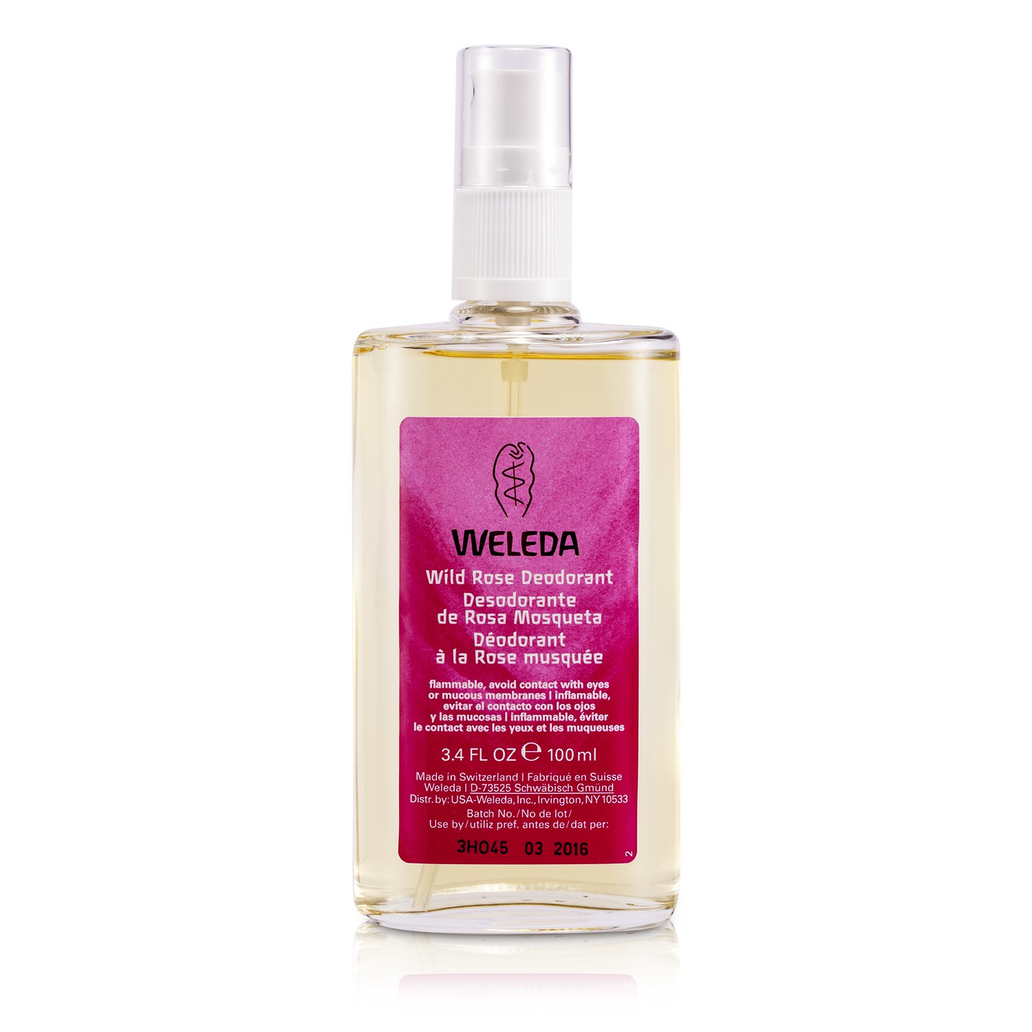 Weleda Wild Rose Deodorant 100ml/3.4oz