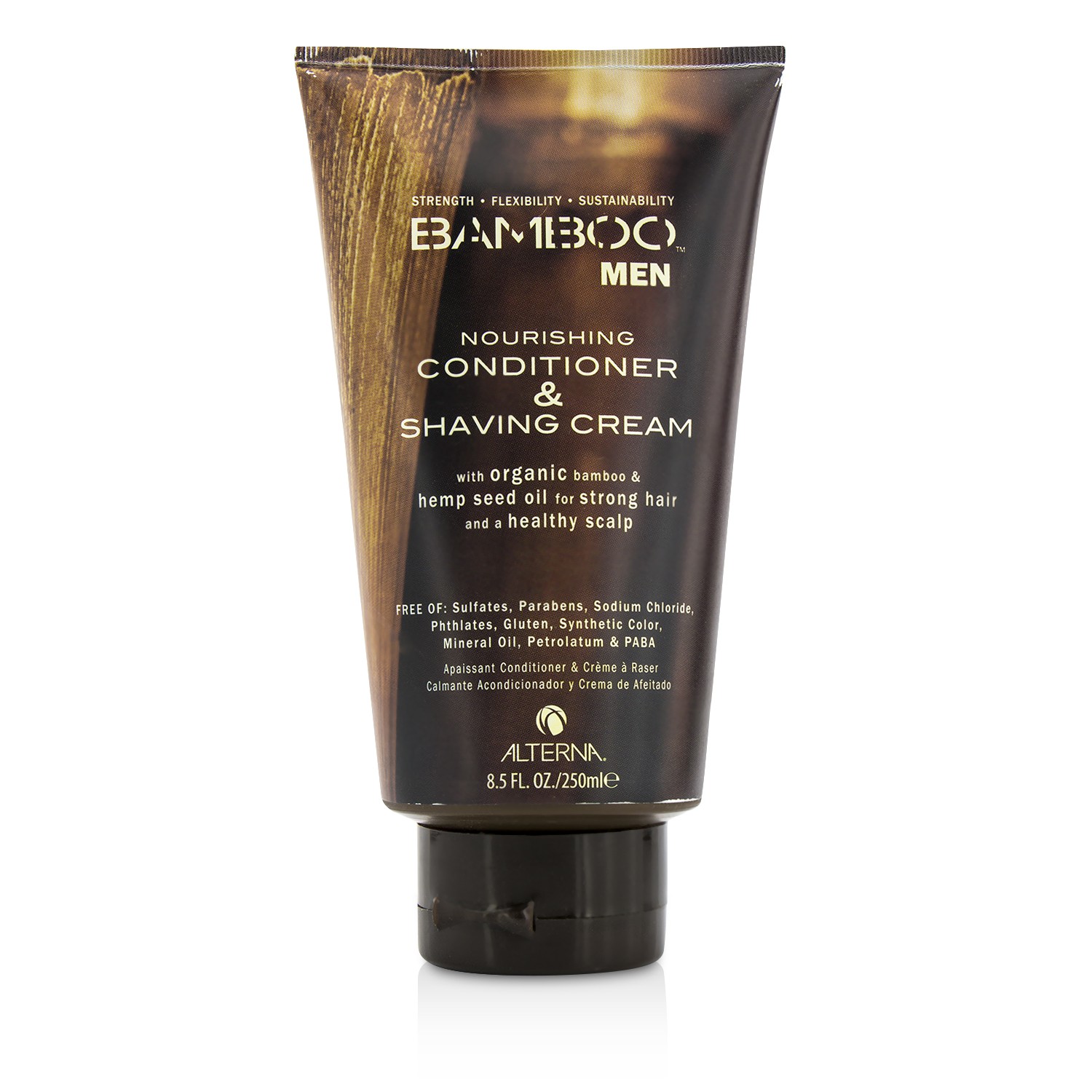 Alterna Bamboo Men Nourishing Conditioner & Shaving Cream 250ml/8.5oz