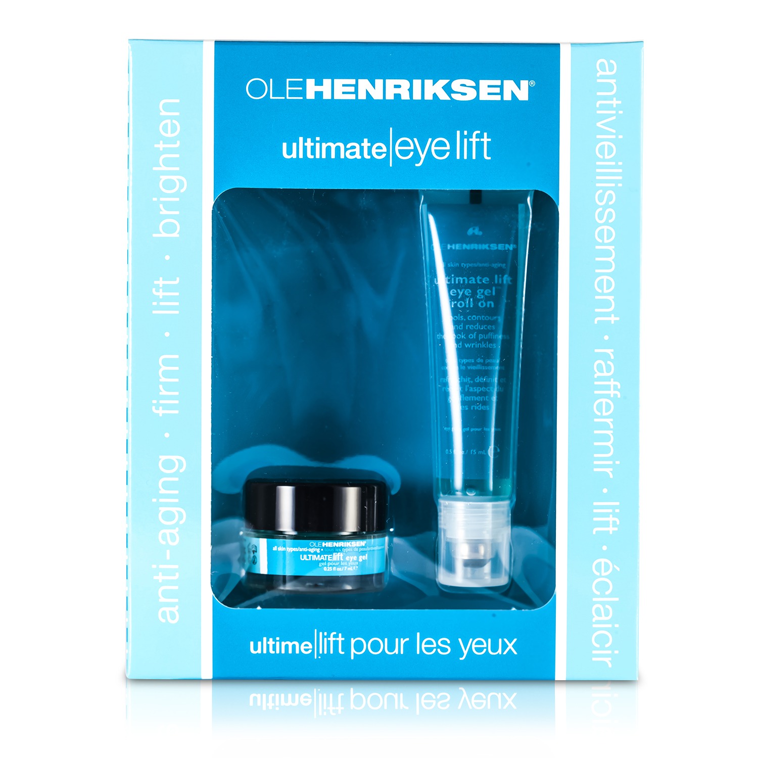 Ole Henriksen Ultimate Eye Lift Kit: Ultimate Lift Eye Gel Roll On 15ml + Ultimate Lift Eye Gel 7ml 2pcs