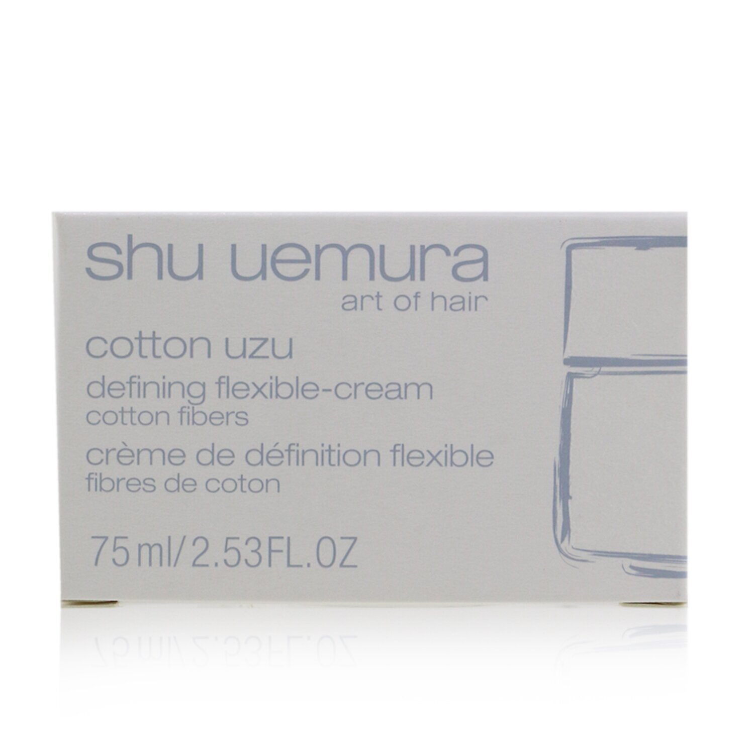 Shu Uemura Cotton Uzu Krém pre lepšiu pružnosť vlasov 75ml/2.53oz