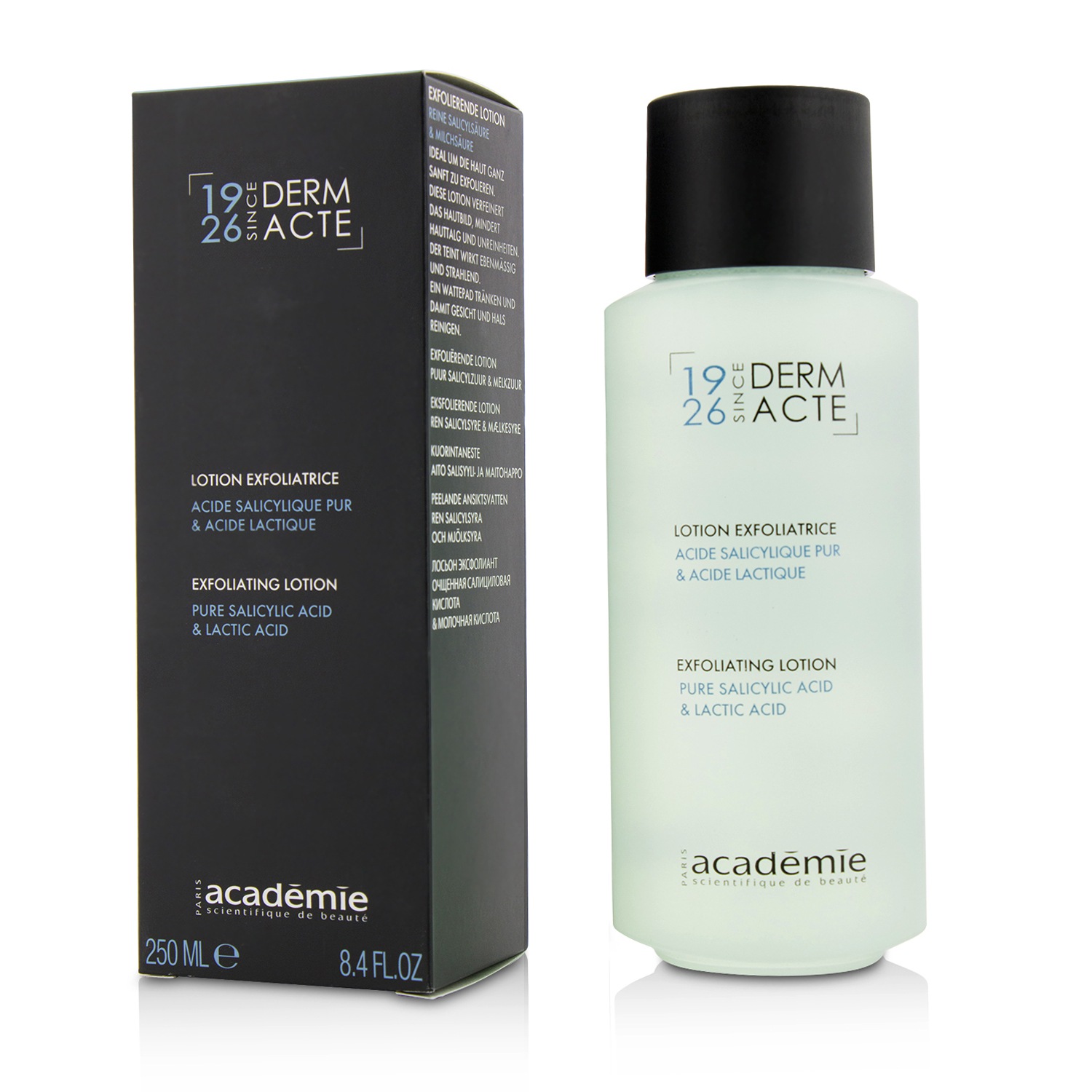 Academie Derm Acte תחליב פילינג 250ml/8.4oz