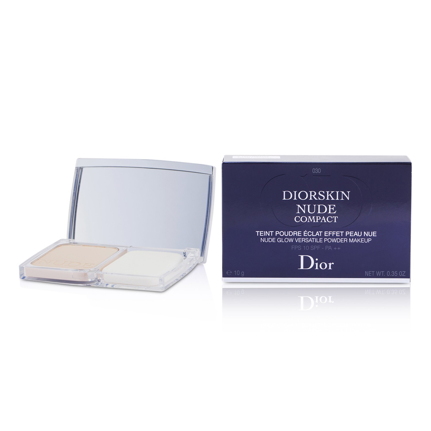 Christian Dior Diorskin Nude Compact Nude Glow Versatile Powder Makeup SPF 10 10g/0.35oz