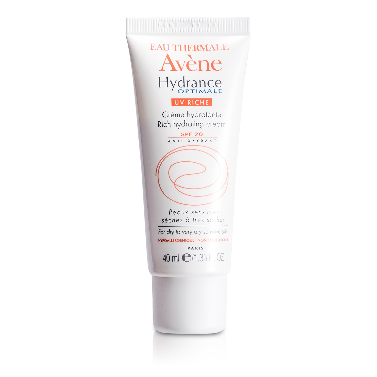 Avene Hydrance Optimale UV Rich Hydrating Cream SPF 20 - For Dry to Very Dry Sensitive Skin 40ml/1.35oz