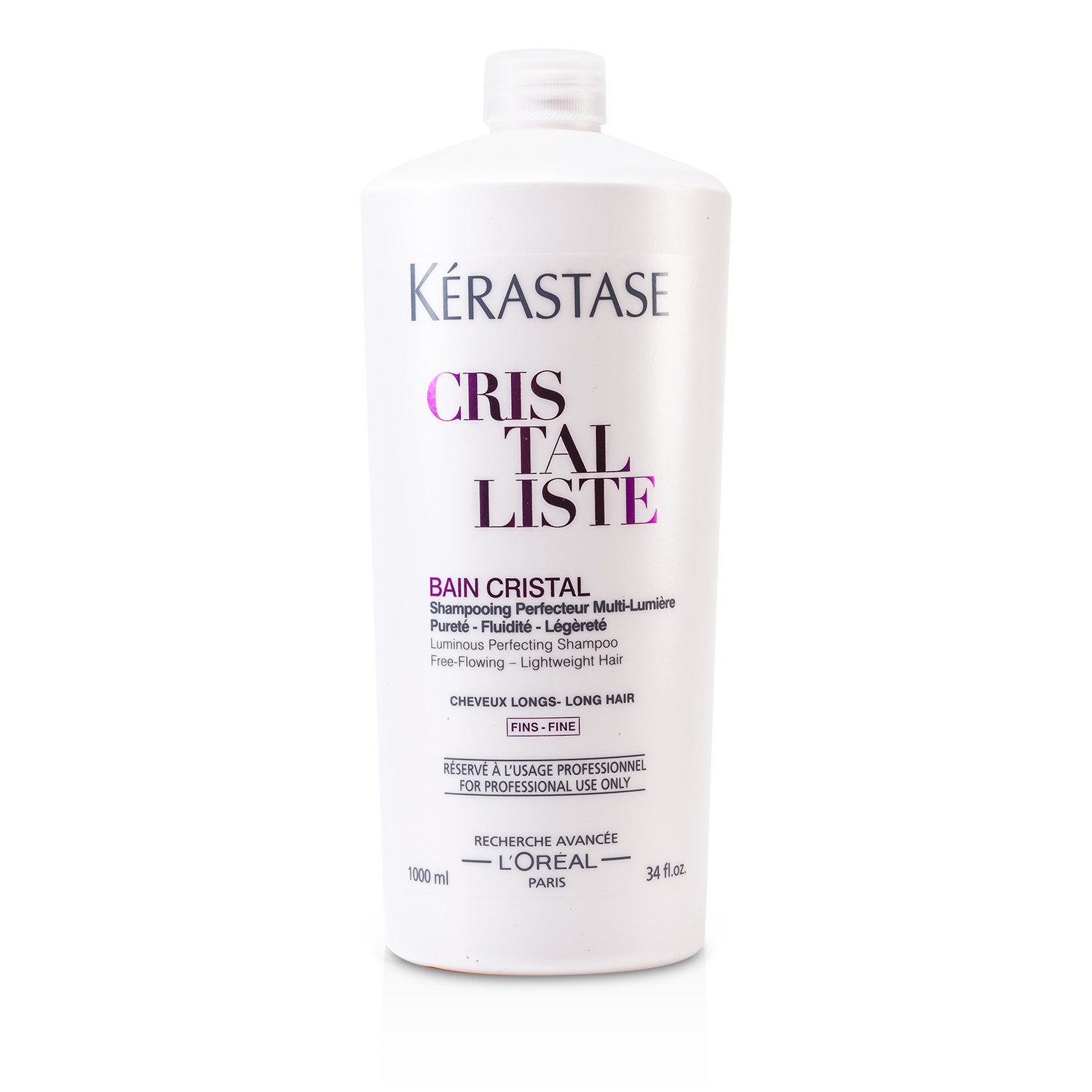 Kerastase Cristalliste Bain Cristal Luminous Perfecting Shampoo (For Fine, Lightweight Hair) 1000ml/34oz