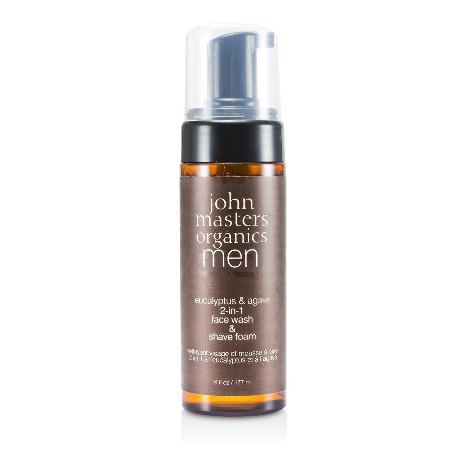 ジョンマスターオーガニック John Masters Organics メン2-In-1 フェース ウォッシュ & シェーブ フォーム 177ml/6oz