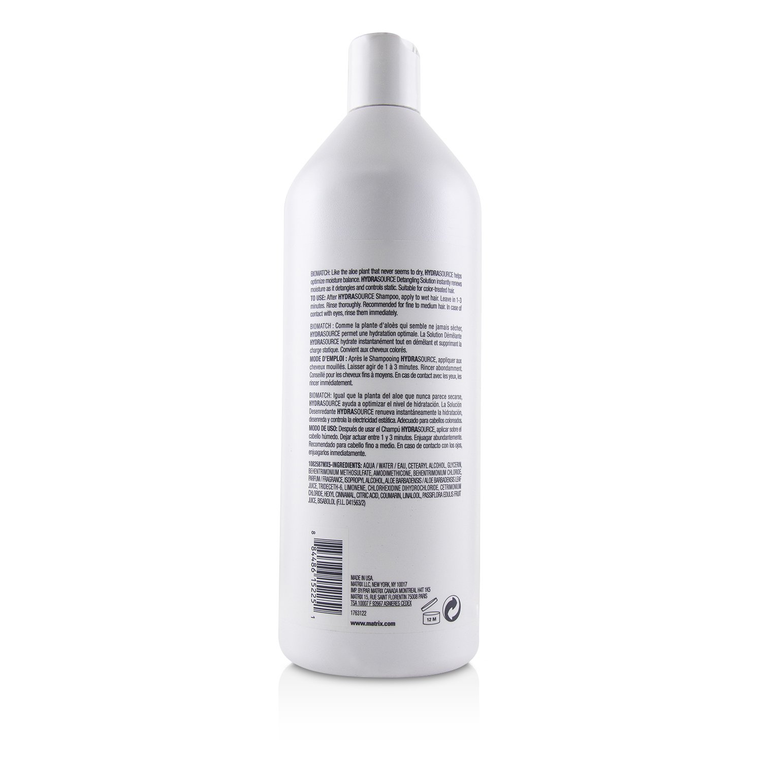 Matrix Biolage HydraSource Detangling Solution (For Dry Hair) 1000ml/33.8oz