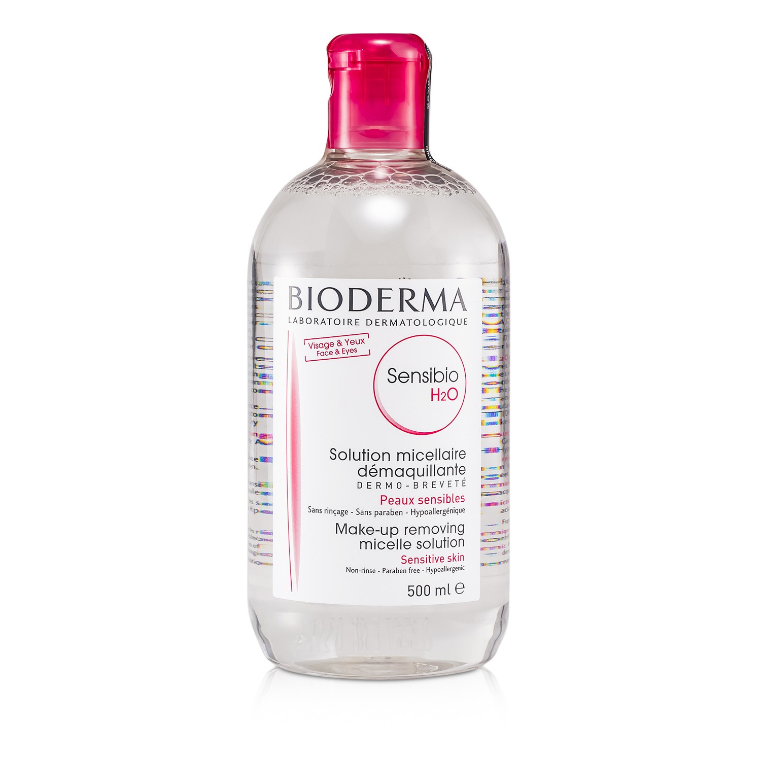 Bioderma Żel do mycia twarzy Sensibio H2O Micelle Solution (skóra wrażliwa) 500ml/16.7oz