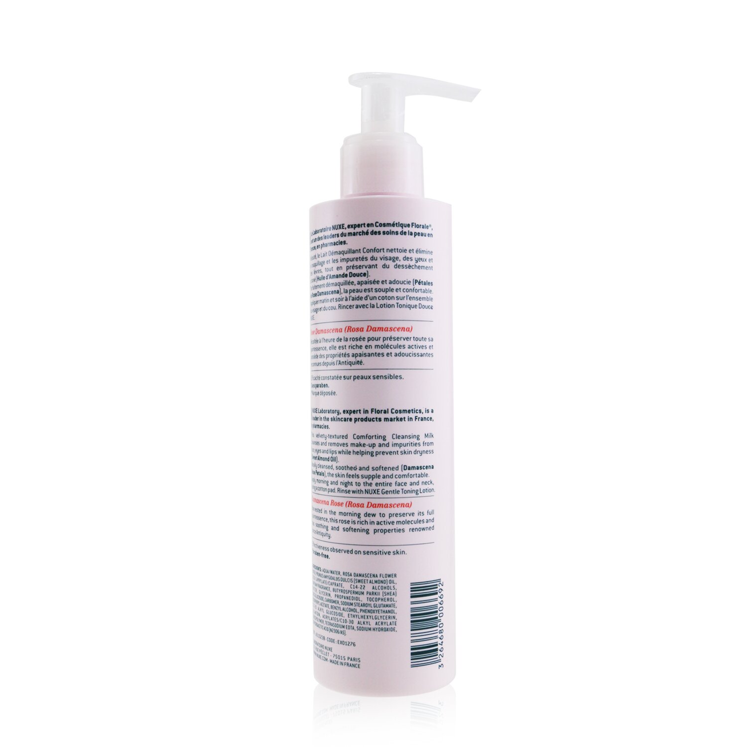 Nuxe Leite de limpeza calmante c/ petalas de rosa (pele noraml, seca e sensivel) 200ml/6.7oz