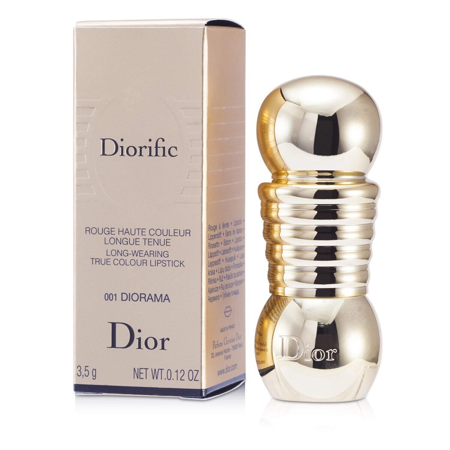 Christian Dior Diorific Lipstick (New Packaging) 3.5g/0.12oz