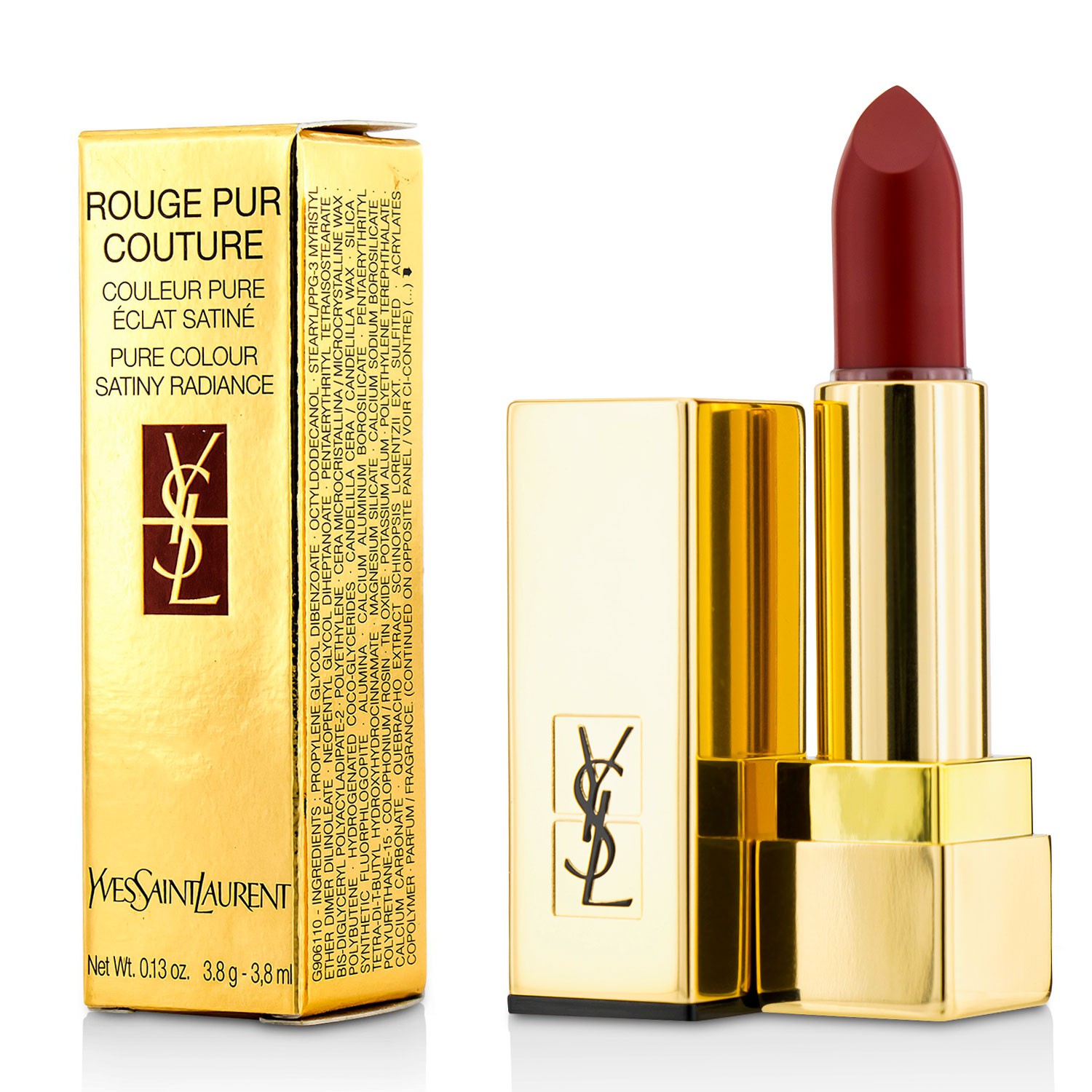 圣罗兰(YSL) Yves Saint Laurent 纯口红(哑光)Rouge Pur Couture The Mats 3.8g/0.13oz