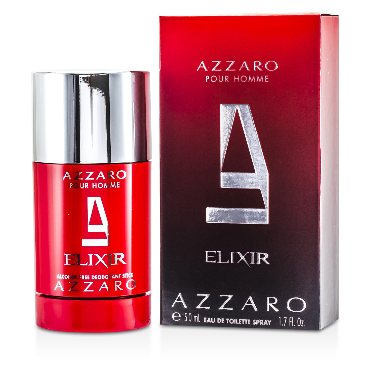 Loris Azzaro Azzaro Coffret: Elixir Eau De Toilette Spray 50ml/1.7oz + Deodorant Stick 75ml/2.7oz 2pcs